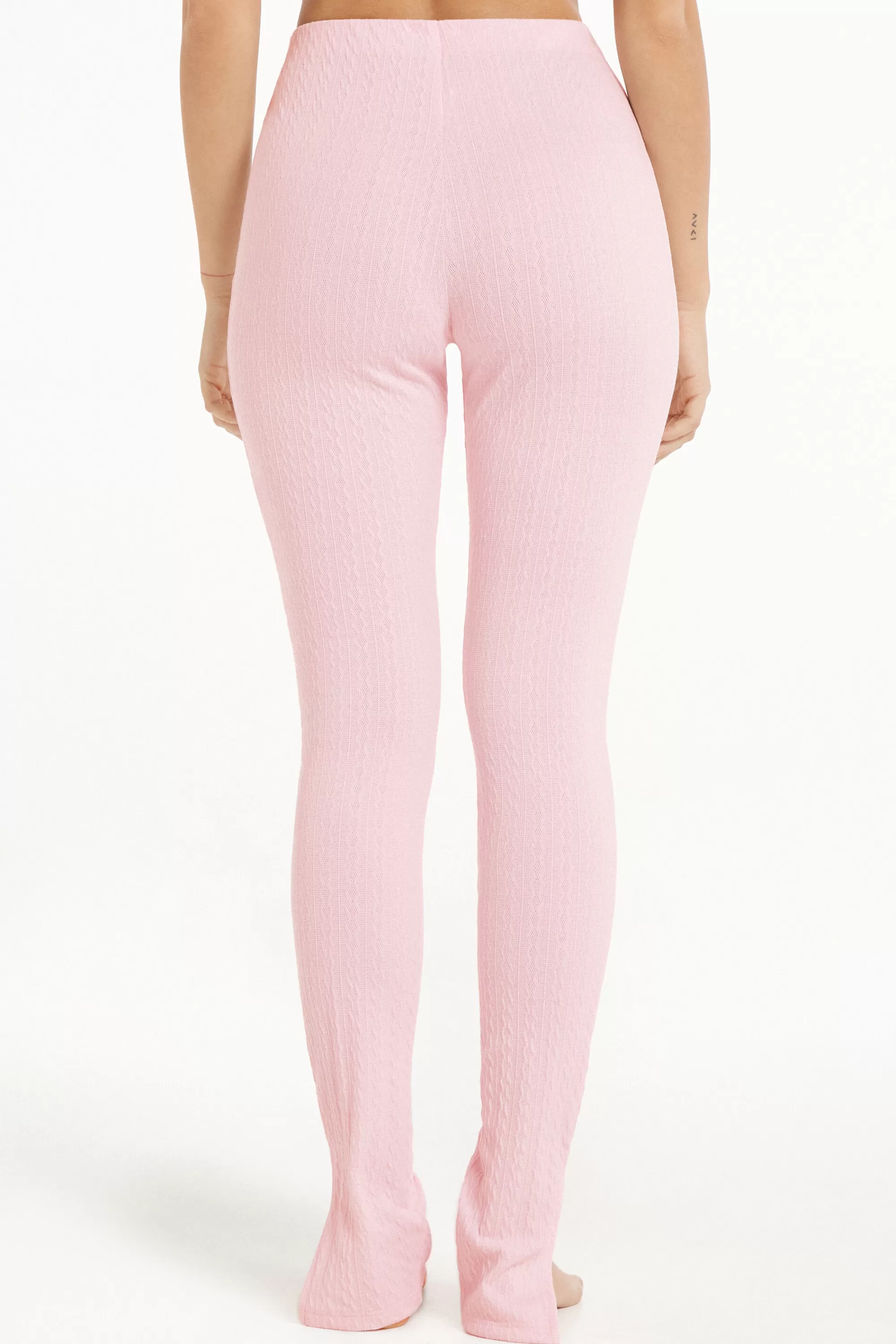 Online Leggings A Costine Effetto Treccia - Pigiami Combinabili - Donna | Pigiami combinabili