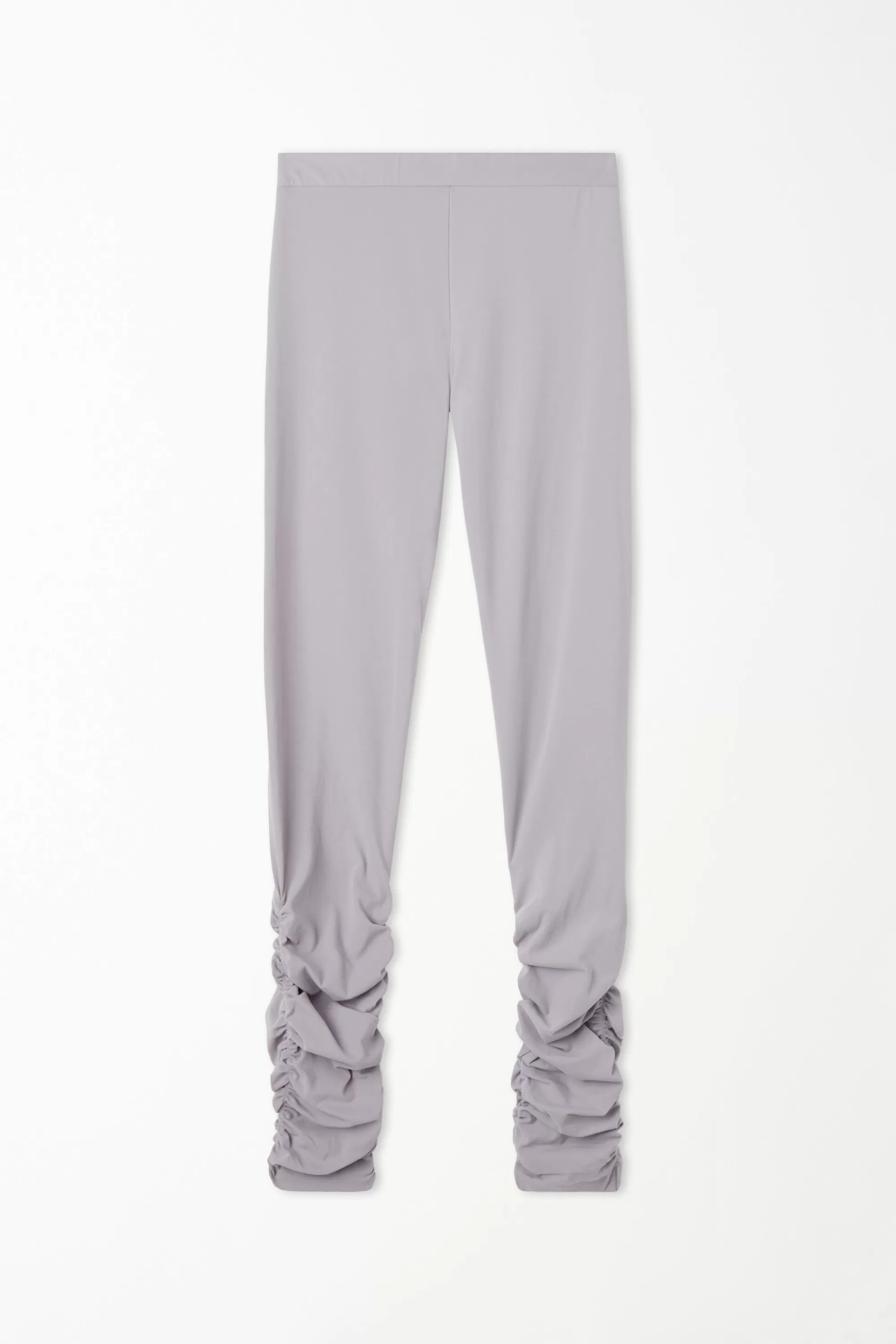 Discount Leggings A Vita Alta Con Arriccio Microfibra Morbida - Pantaloni - Donna | Joggers e Leggings | Collezione Fitness