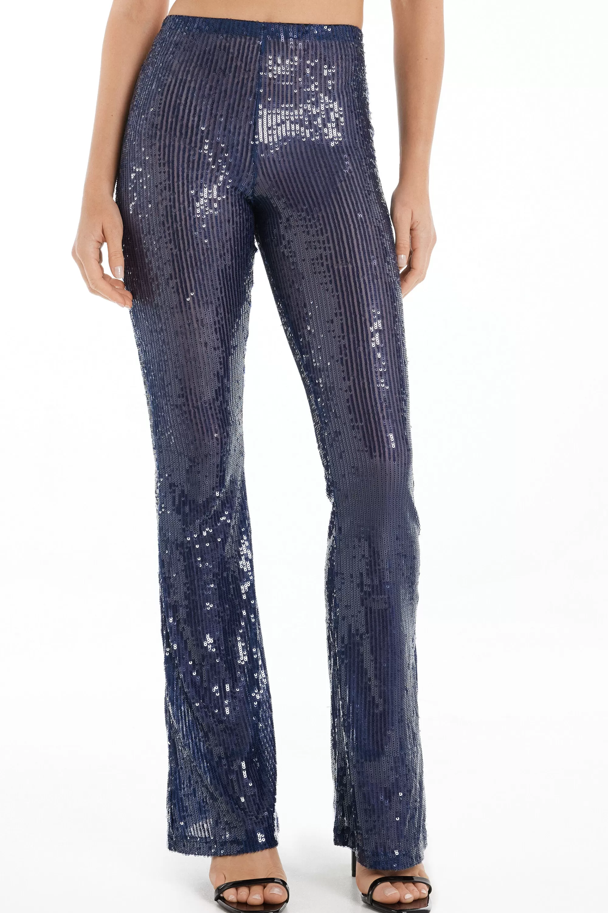 Clearance Leggings Flare Con Paillettes - Leggings - Donna | Leggings
