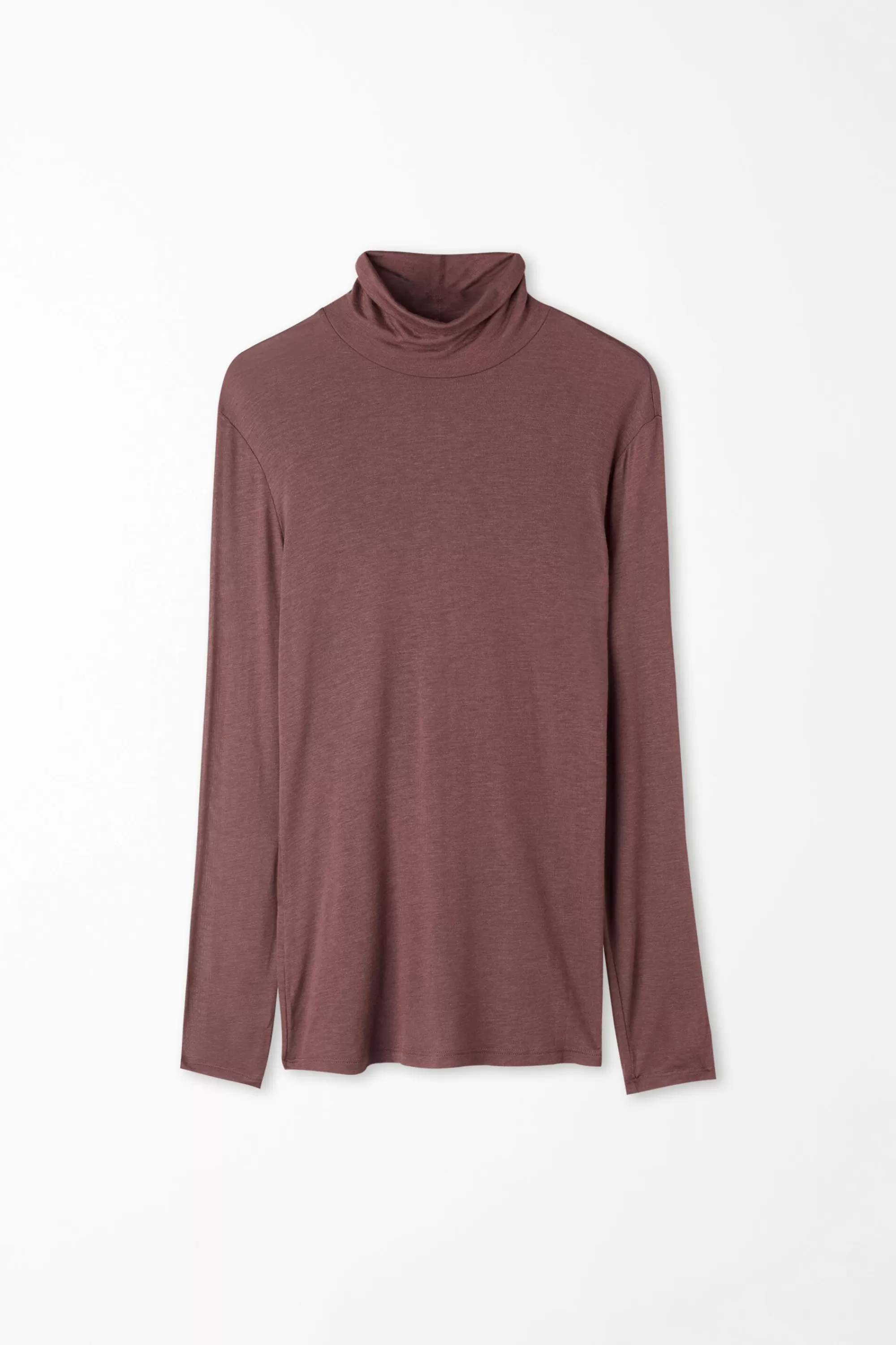 Outlet Maglia Collo Alto In Viscosa E Lana Merino - Cardigan E Maglioni - Donna | Maglie termiche | Cardigan e Maglioni