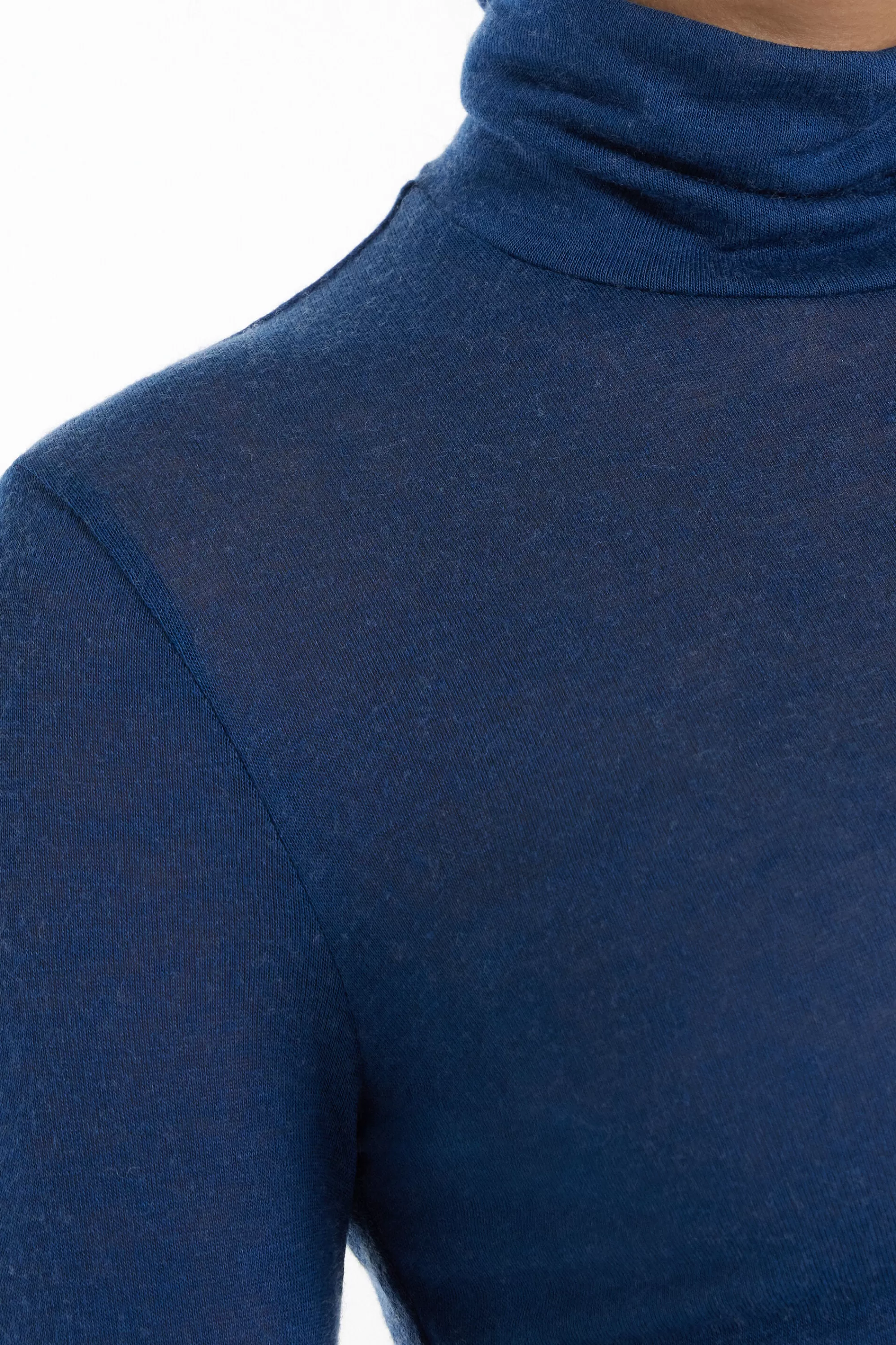 Shop Maglia Collo Alto In Viscosa E Lana Merino - Cardigan E Maglioni - Donna | Maglie termiche | Cardigan e Maglioni