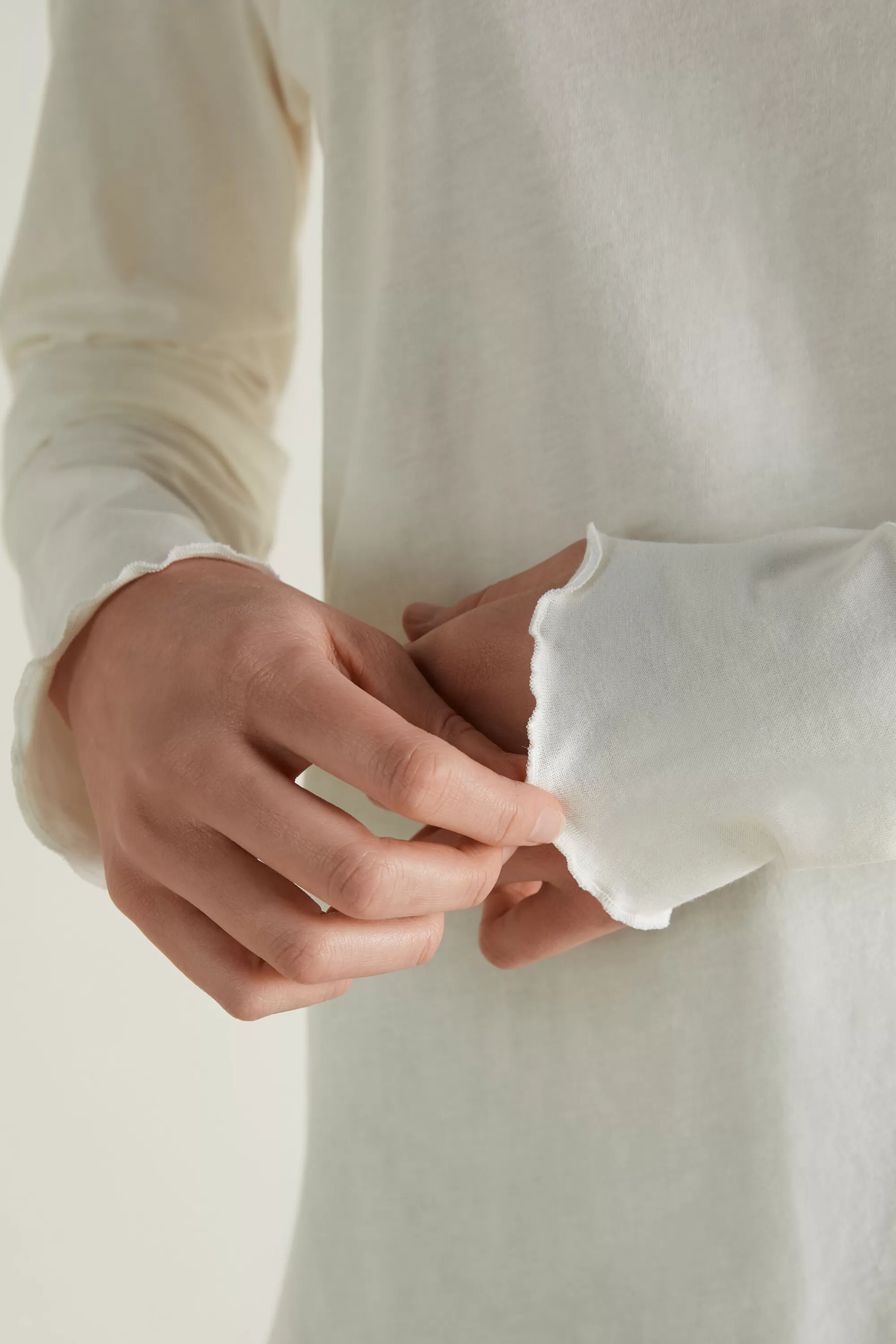 Online Maglia Cotone Manica Lunga Punto Bambola - Pigiami Combinabili - Donna | Maglie maniche lunghe | Pigiami combinabili