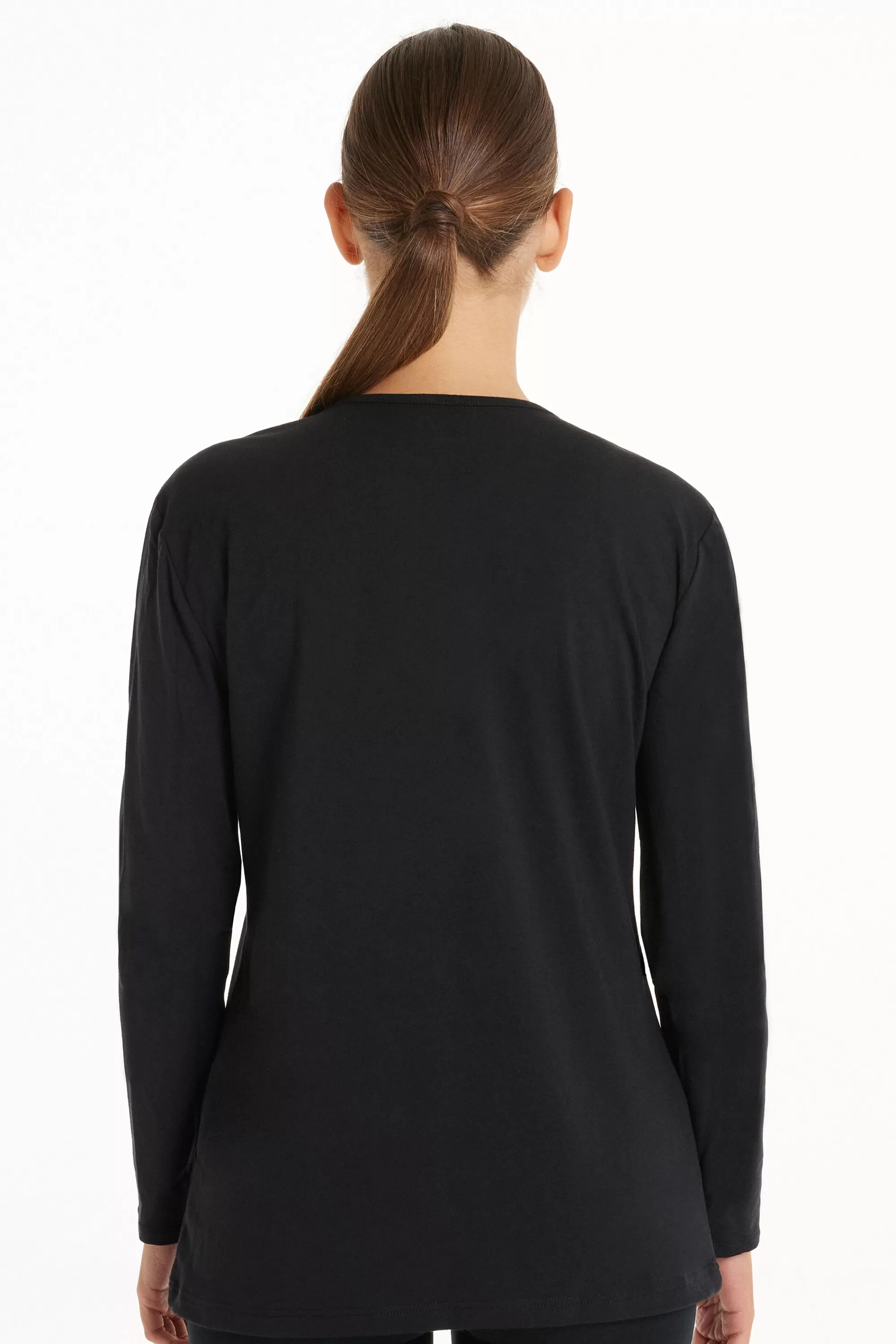 Best Maglia Girocollo Cotone E Modal Termico - Maglie Maniche Lunghe - Donna | Maglie termiche | Maglie maniche lunghe