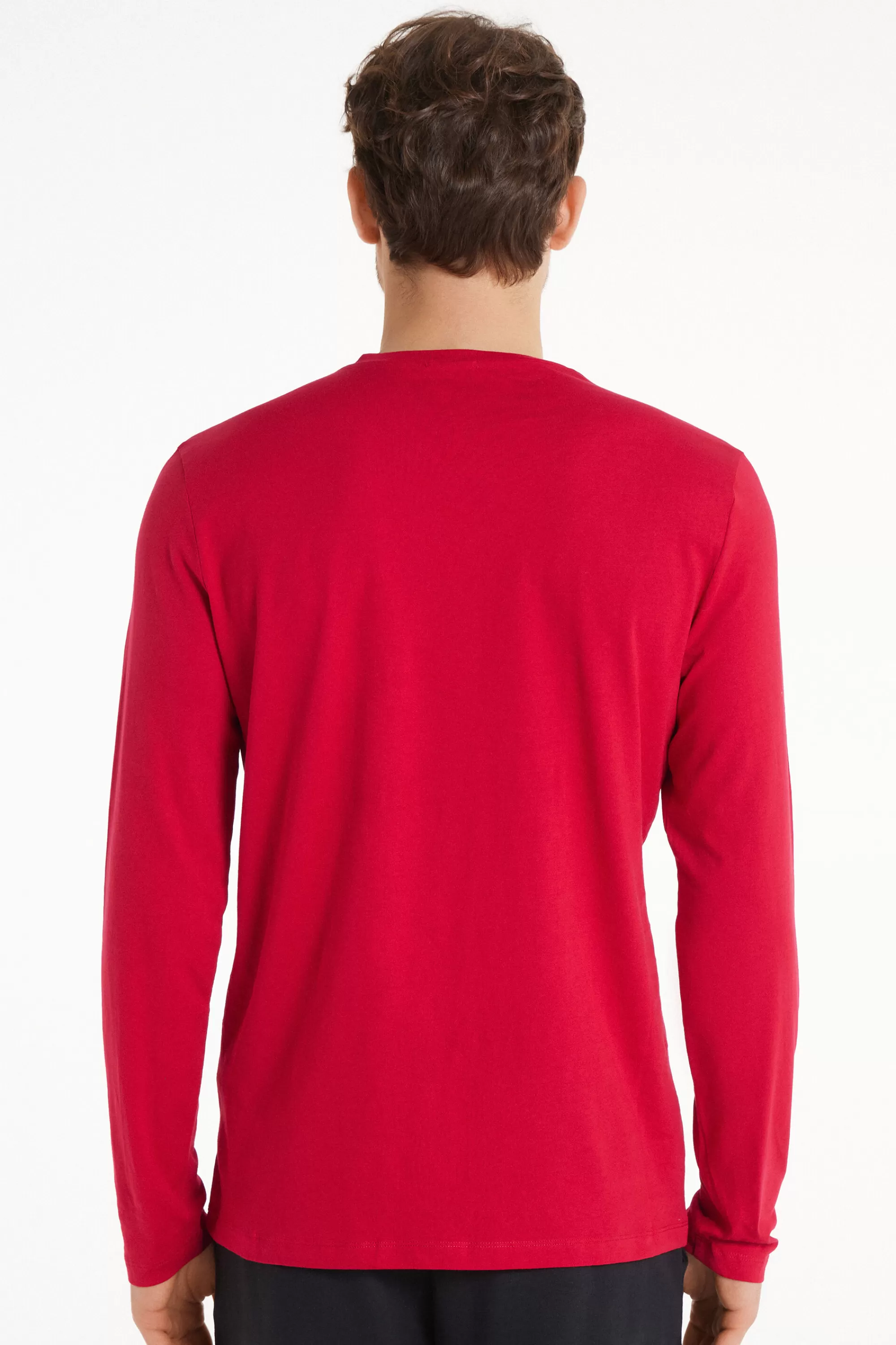 Store Maglia Girocollo Manica Lunga Cotone - Maglie Maniche Lunghe - Uomo | Maglie maniche lunghe