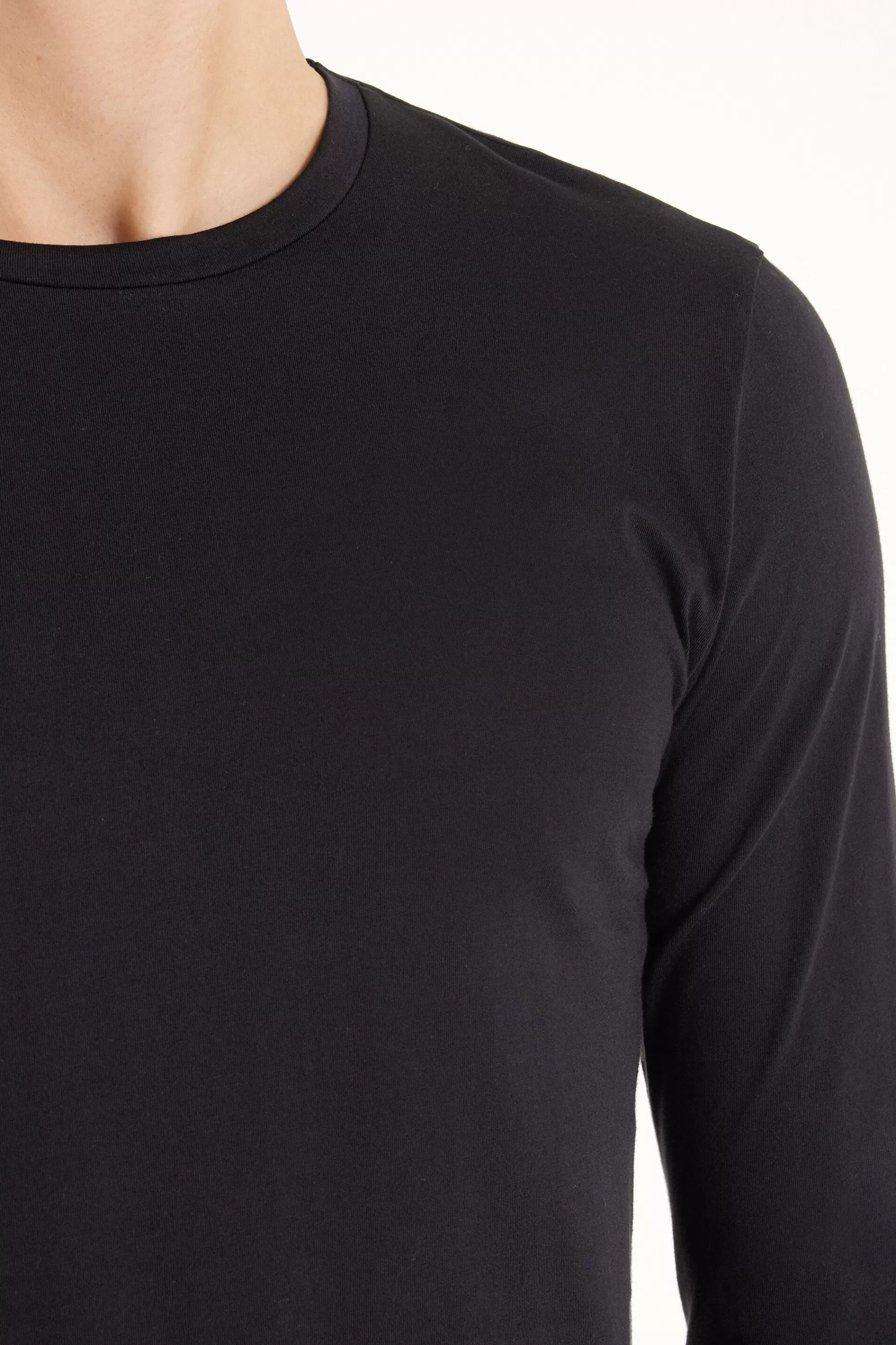 Cheap Maglia Girocollo Manica Lunga Cotone - Maglie Maniche Lunghe - Uomo | Maglie maniche lunghe