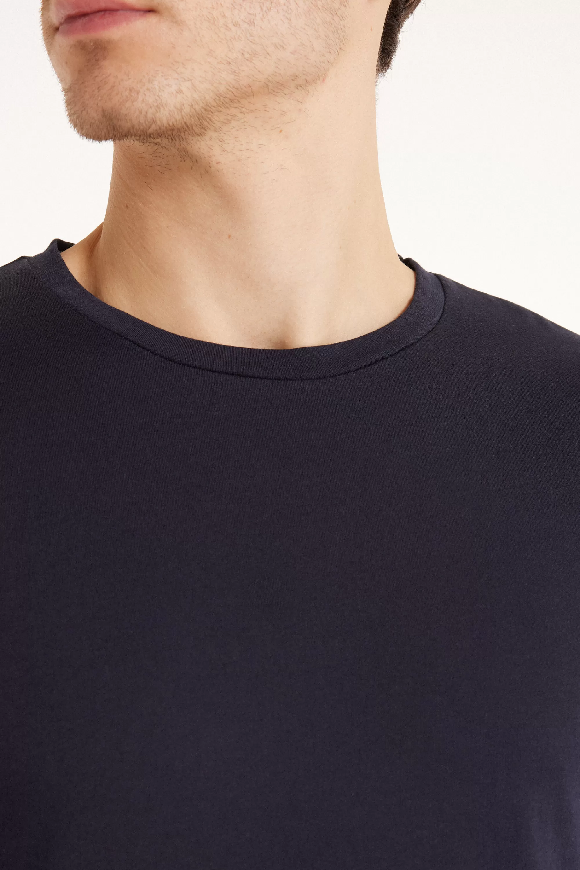 Clearance Maglia Girocollo Manica Lunga Cotone - Maglie Maniche Lunghe - Uomo | Maglie maniche lunghe