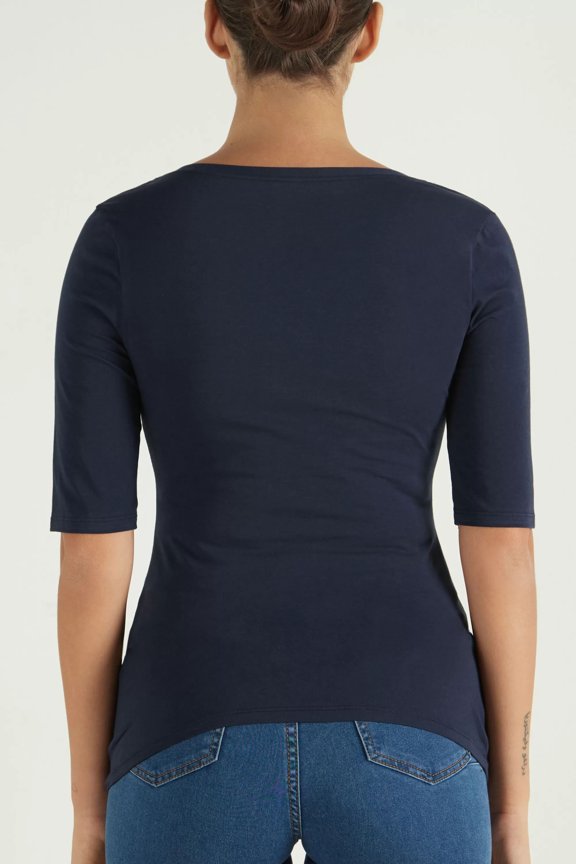Discount Maglia Manica Corta Scollo Madonna In Cotone - Magliette Maniche Corte - Donna | Magliette maniche corte