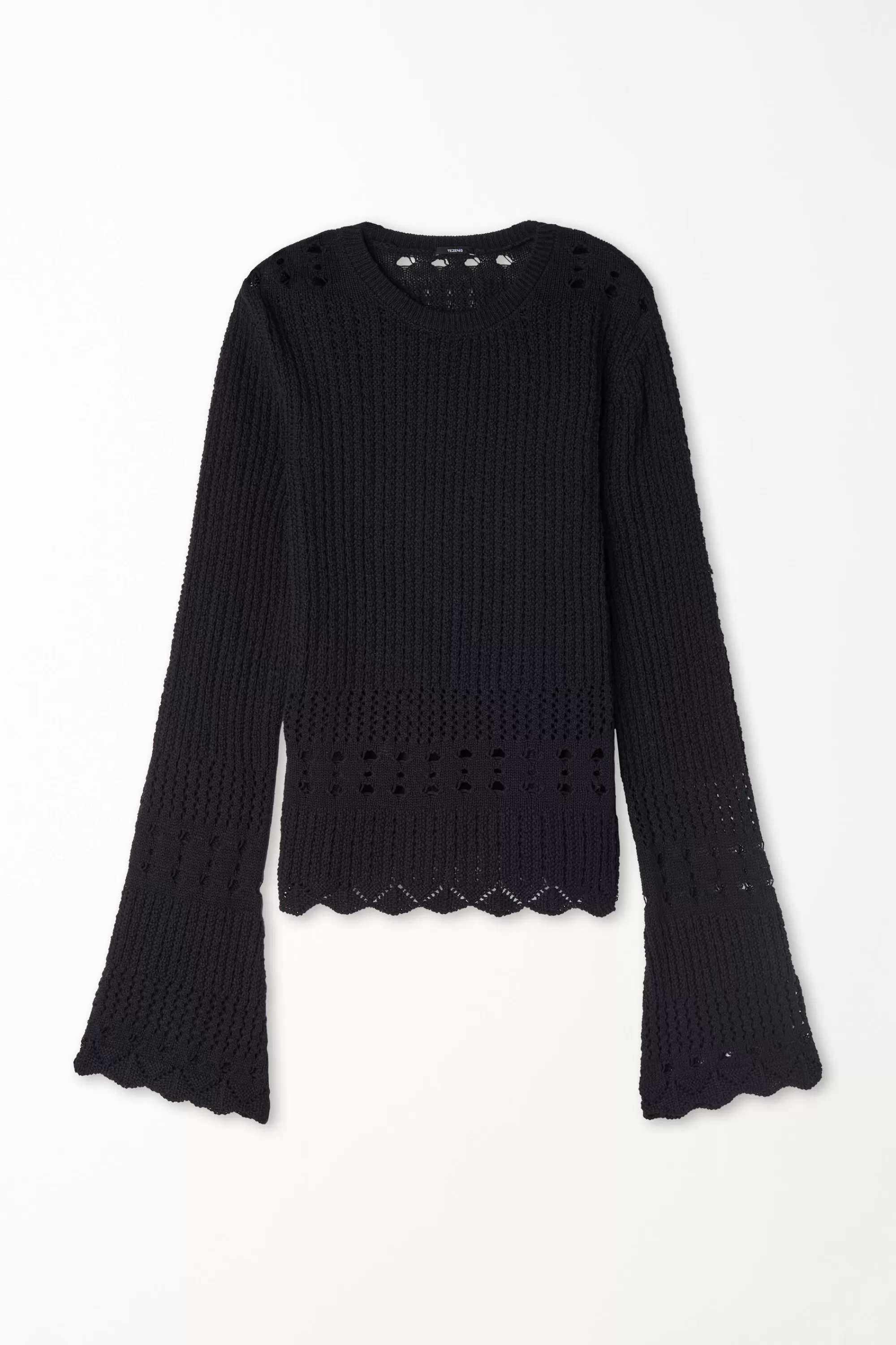 Flash Sale Maglia Manica Lunga Crochet - Maglie Maniche Lunghe - Donna | Maglie maniche lunghe
