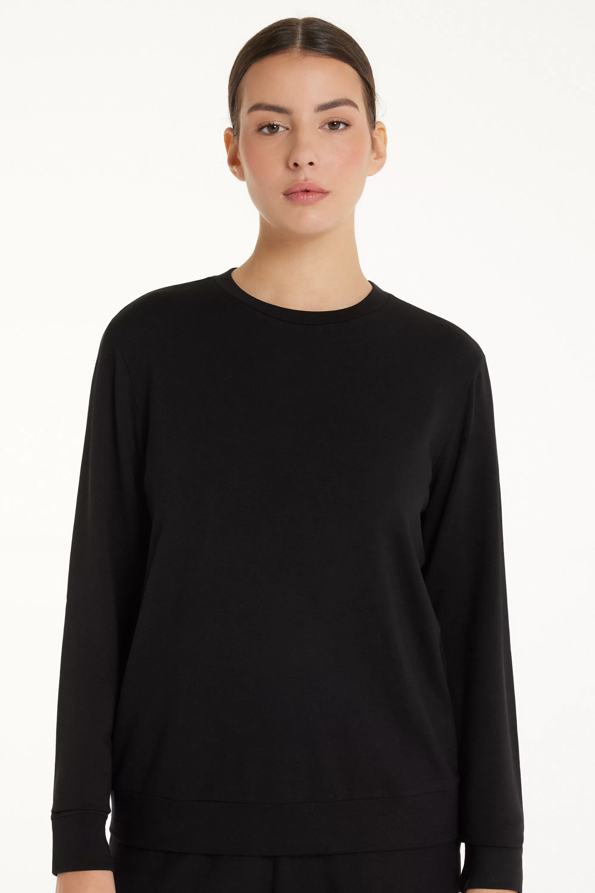 Sale Maglia Manica Lunga Felpata - Pigiami Combinabili - Donna | Felpe | Maglie termiche