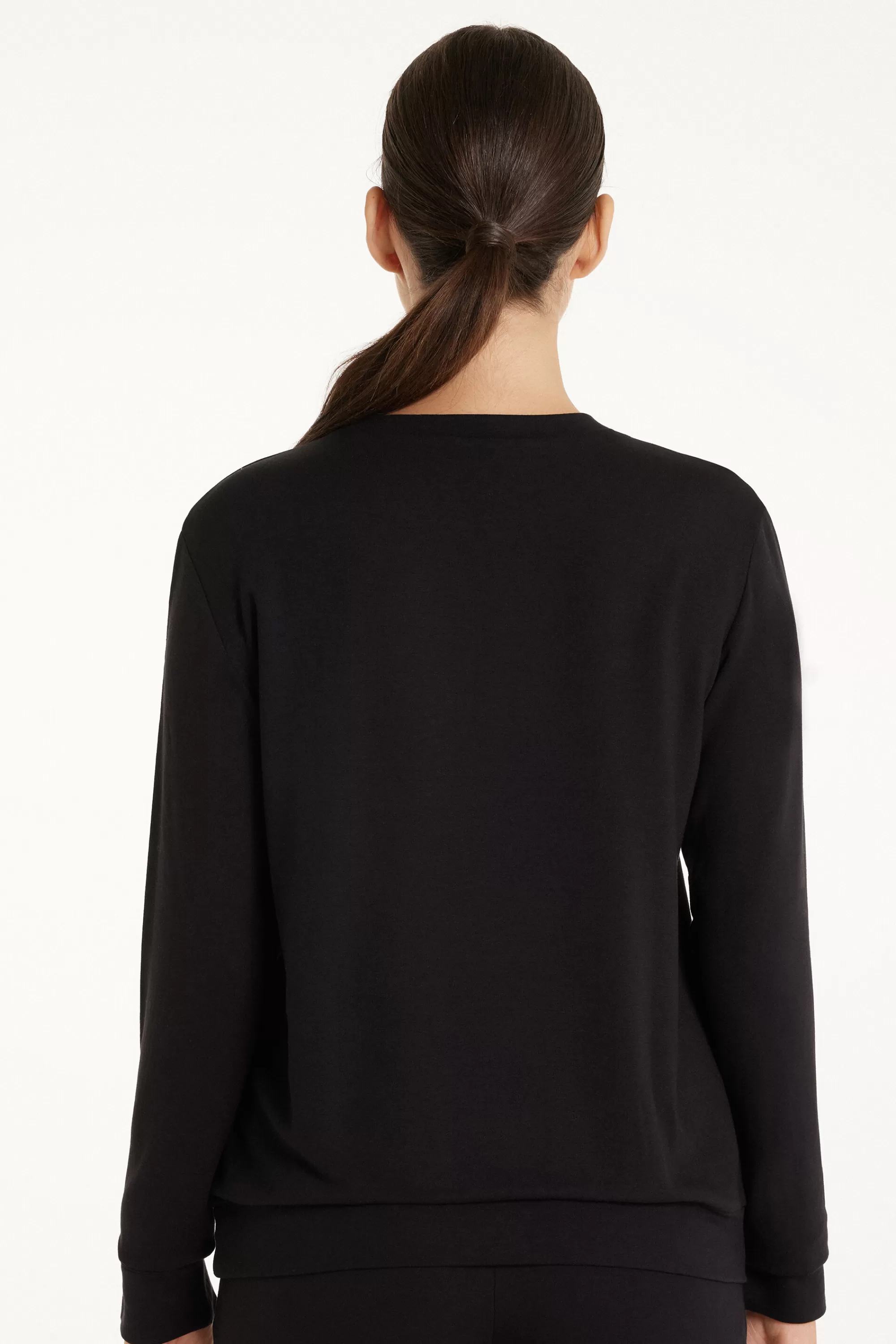 Sale Maglia Manica Lunga Felpata - Pigiami Combinabili - Donna | Felpe | Maglie termiche
