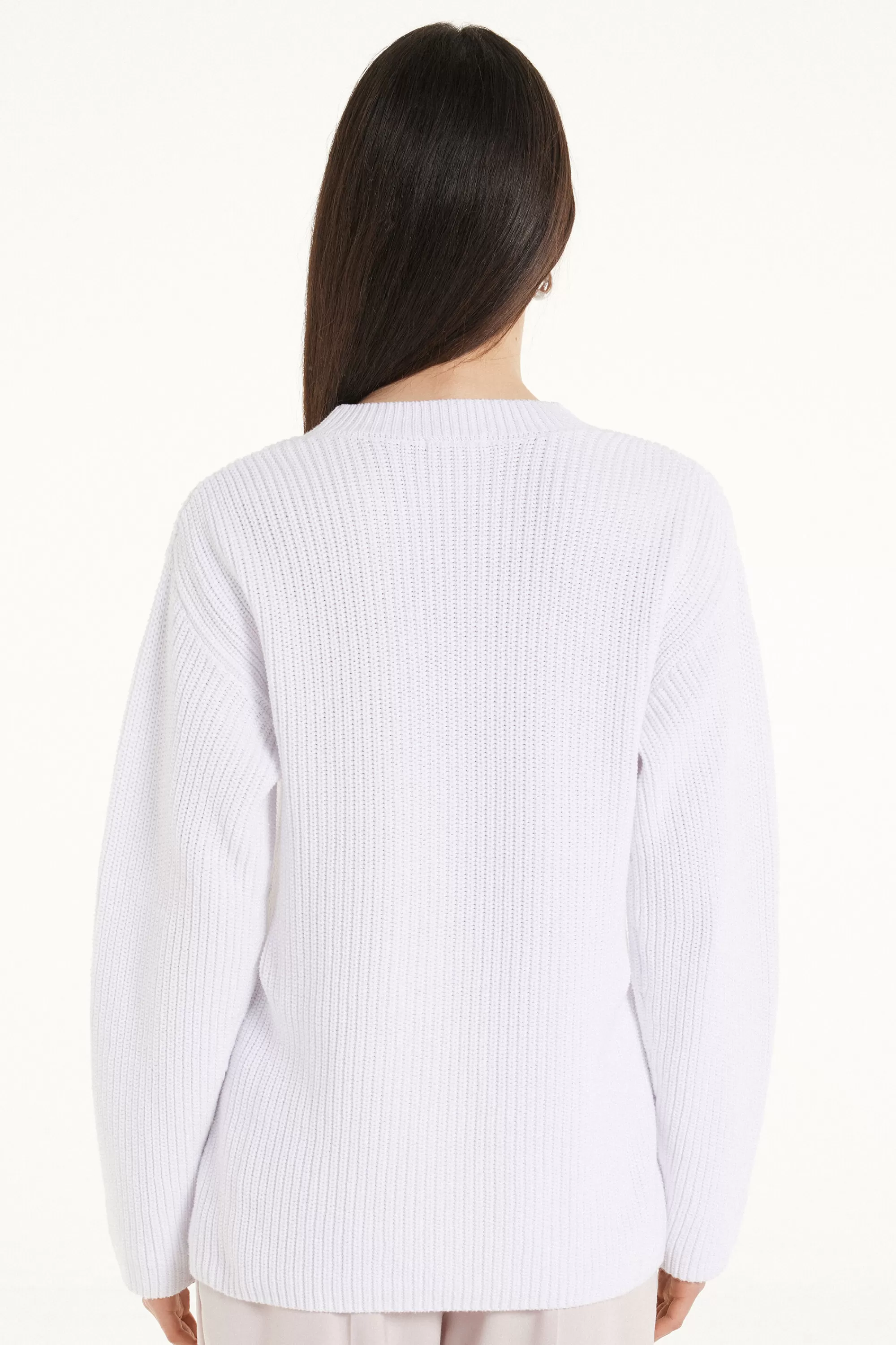 Hot Maglia Manica Lunga Girocollo Costa Calato - Maglie Maniche Lunghe - Donna | Maglie maniche lunghe