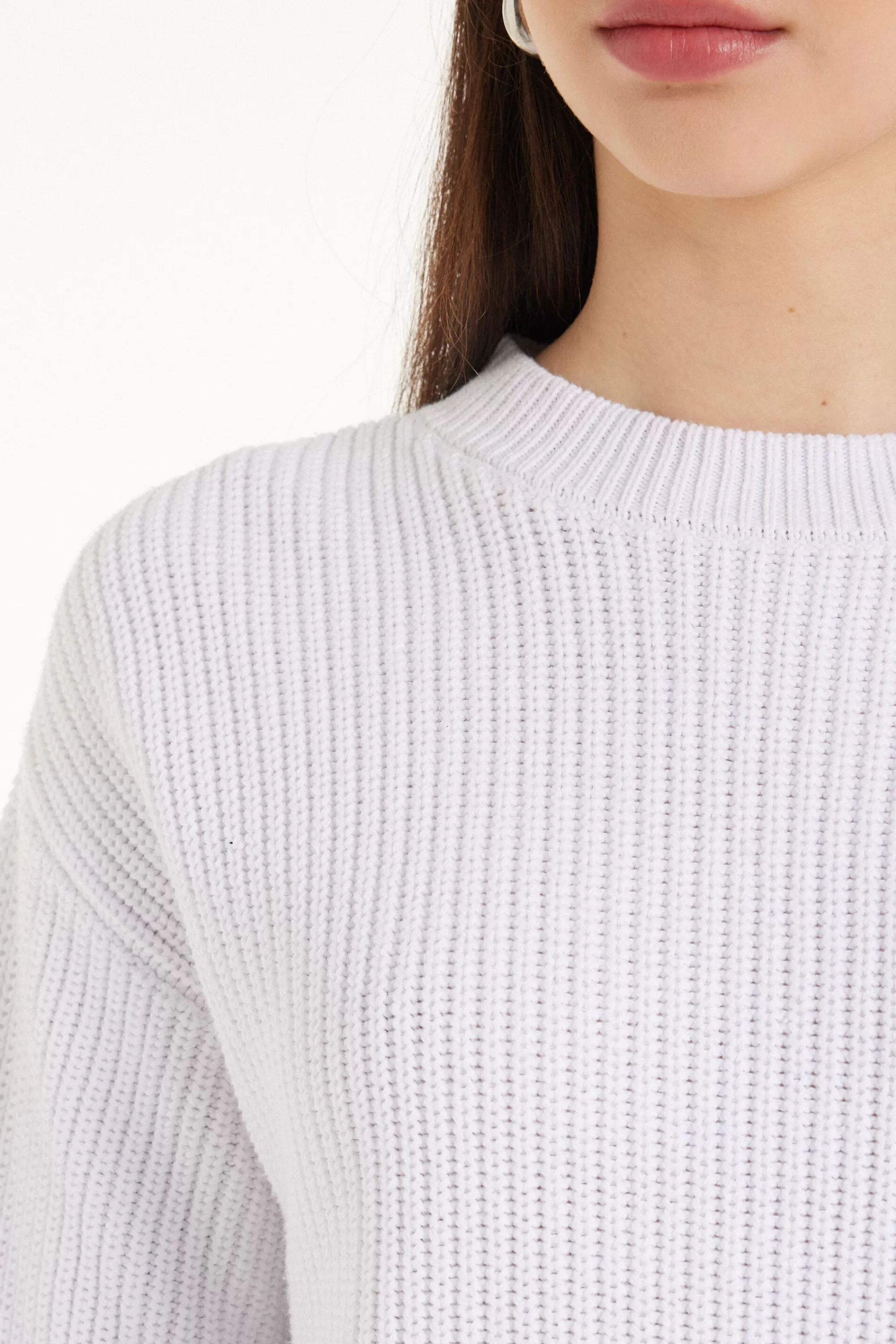 Hot Maglia Manica Lunga Girocollo Costa Calato - Maglie Maniche Lunghe - Donna | Maglie maniche lunghe