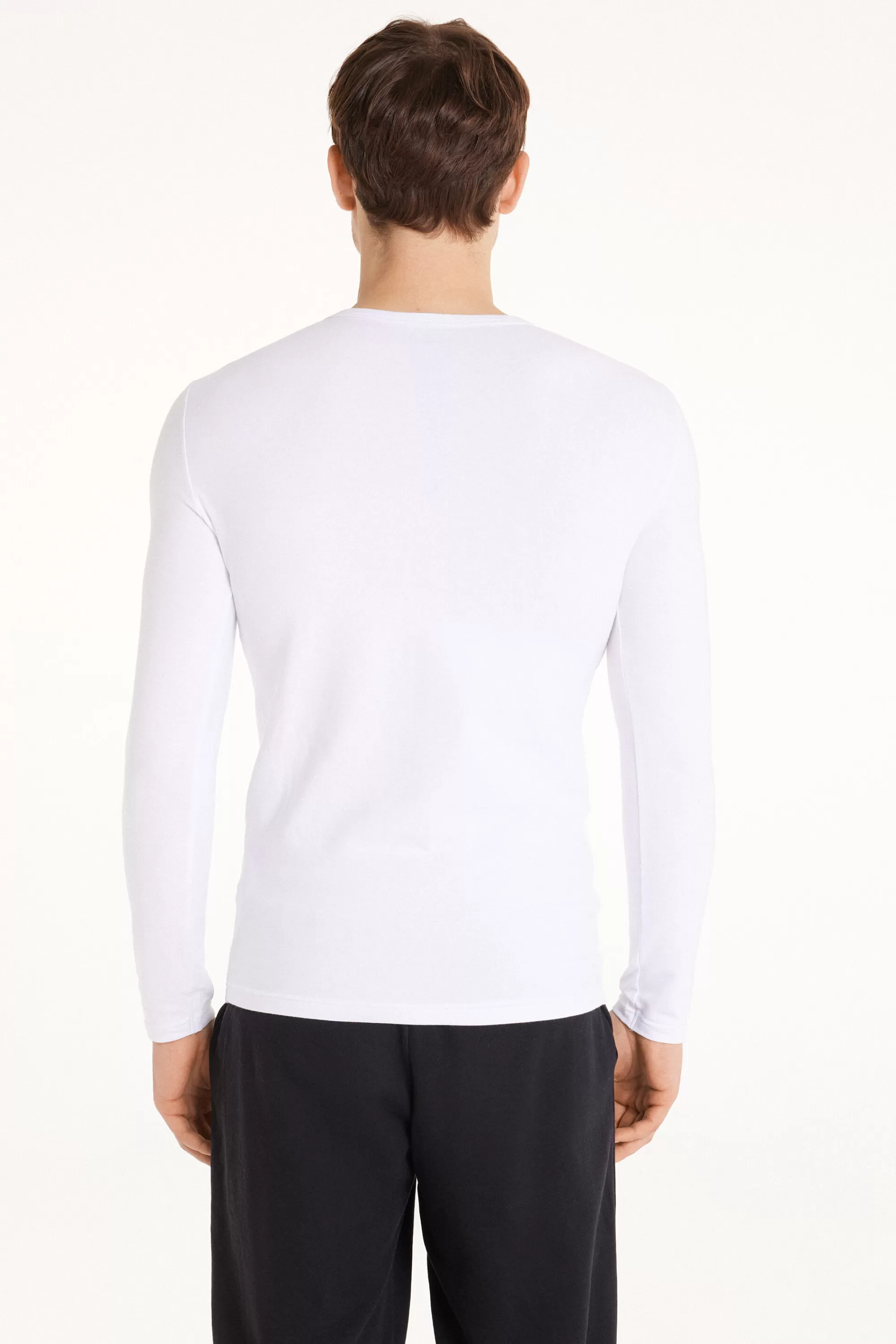 Cheap Maglia Manica Lunga Girocollo Cotone Termico - Maglie Maniche Lunghe - Uomo | Maglie termiche | Maglie maniche lunghe