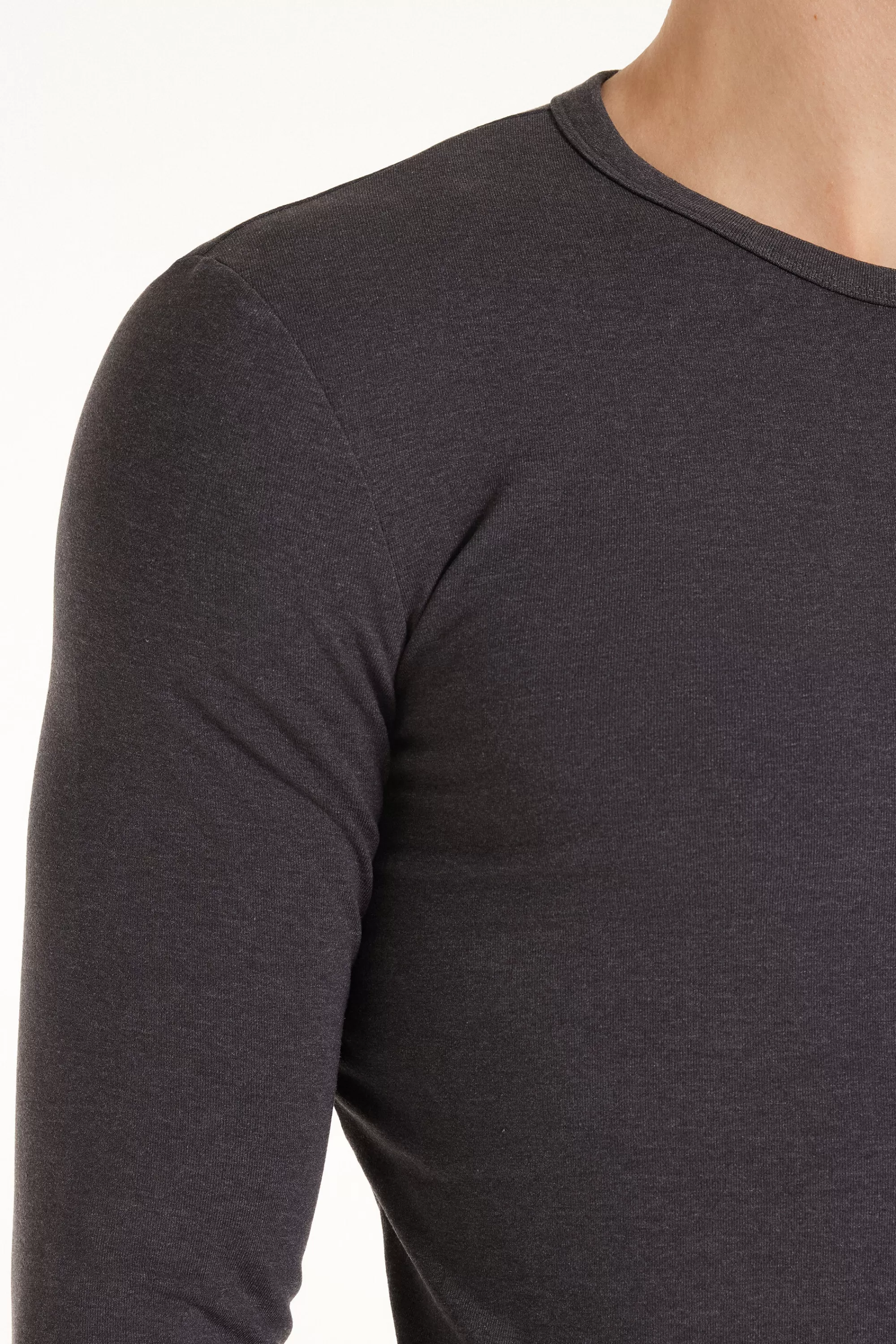 Clearance Maglia Manica Lunga Girocollo Cotone Termico - Maglie Maniche Lunghe - Uomo | Maglie termiche | Maglie maniche lunghe