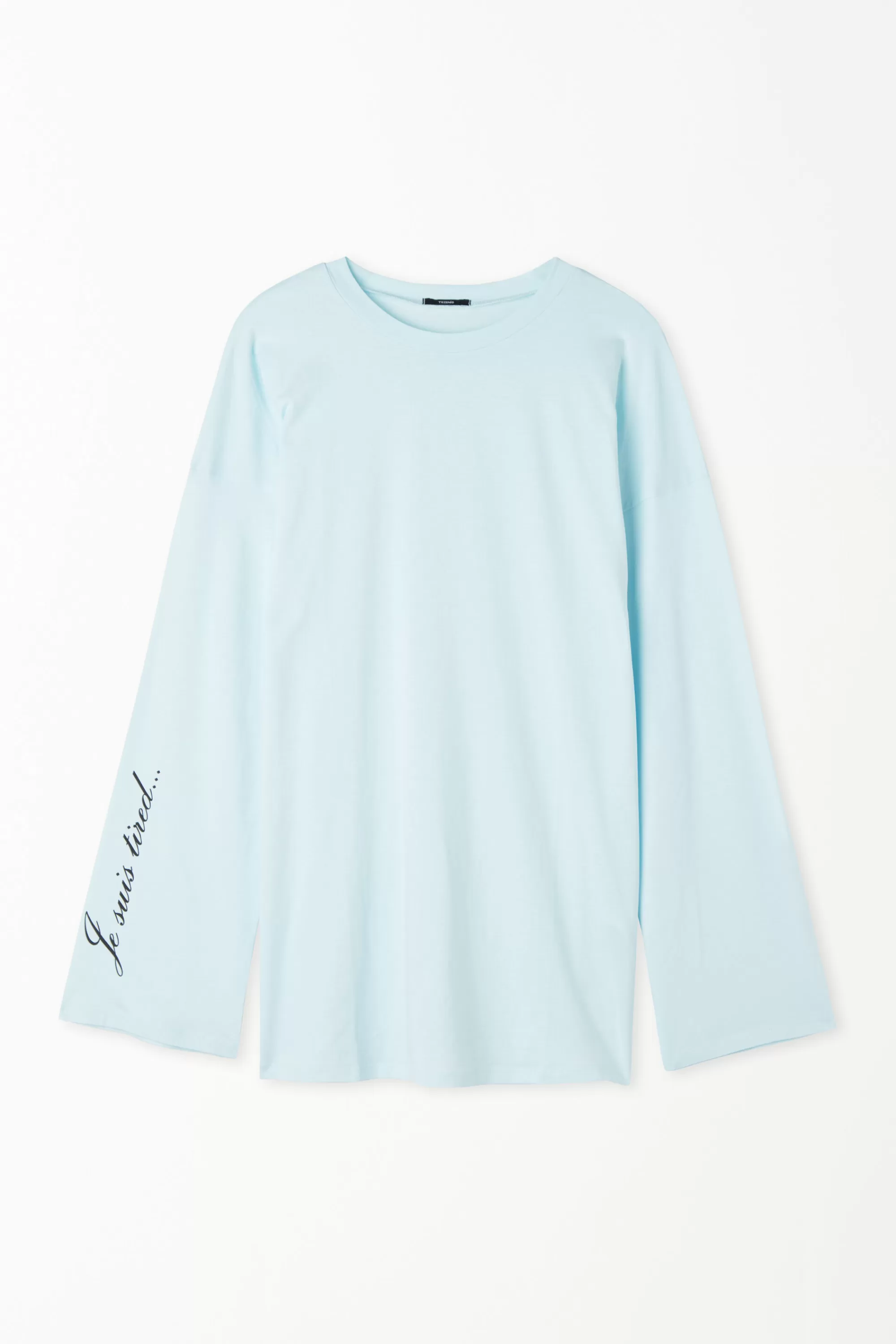 Outlet Maglia Manica Lunga In Cotone Over - Pigiami Combinabili - Donna | Maglie maniche lunghe | Pigiami combinabili