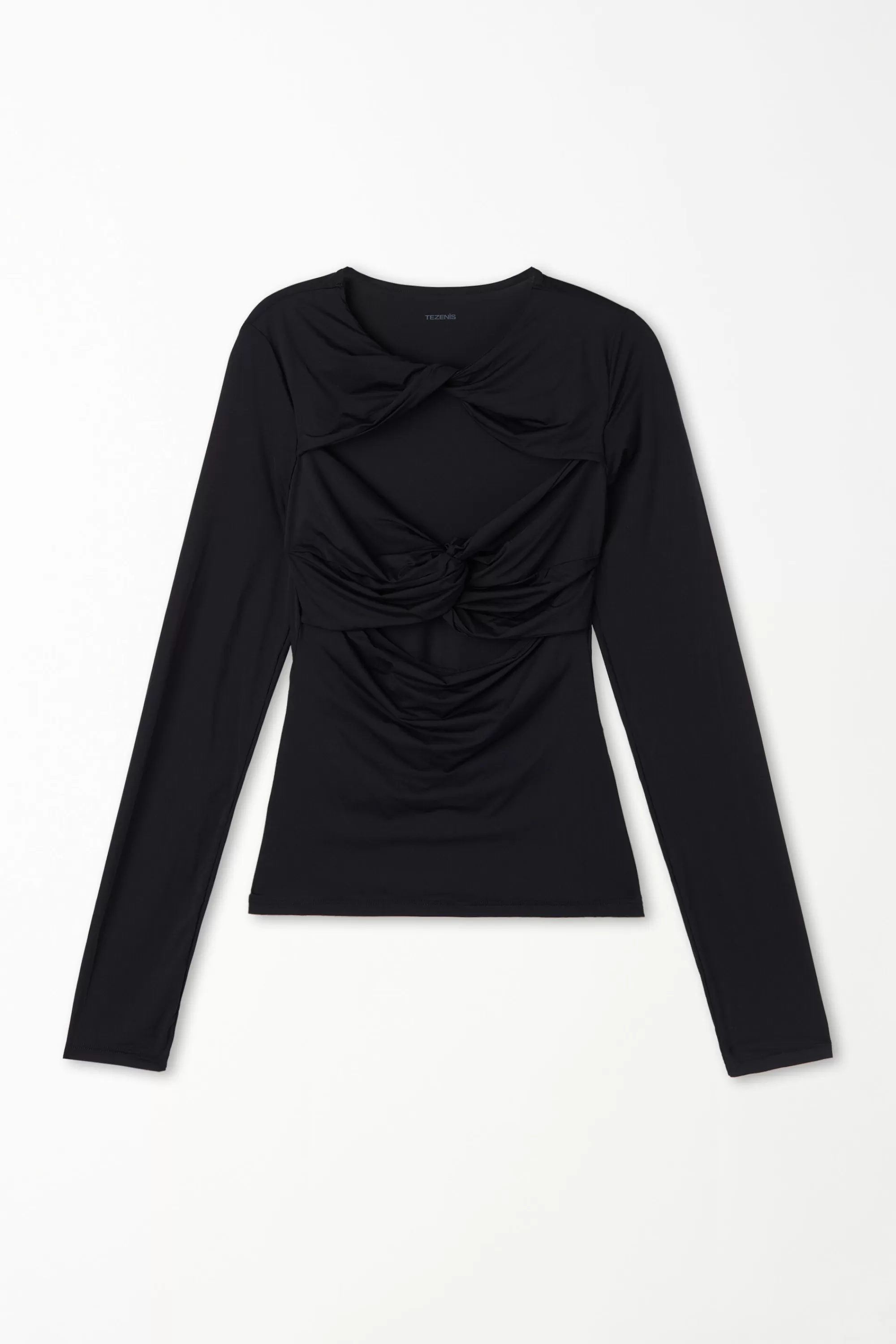 Clearance Maglia Manica Lunga Microfibra Con Nodi - Maglie Maniche Lunghe - Donna | Maglie maniche lunghe