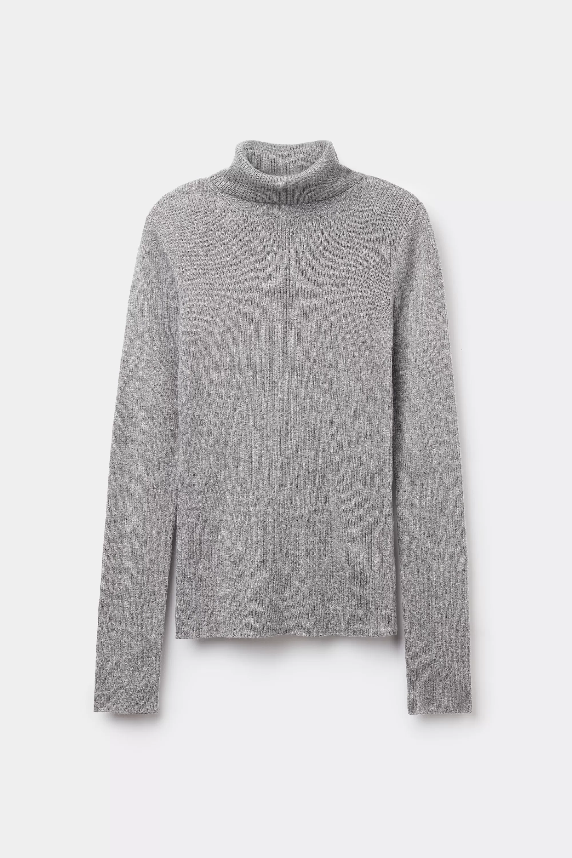 Best Sale Maglia Pesante Manica Lunga Collo Alto Costine Con Lana - Cardigan E Maglioni - Donna | Maglioncini lana | Cardigan e Maglioni