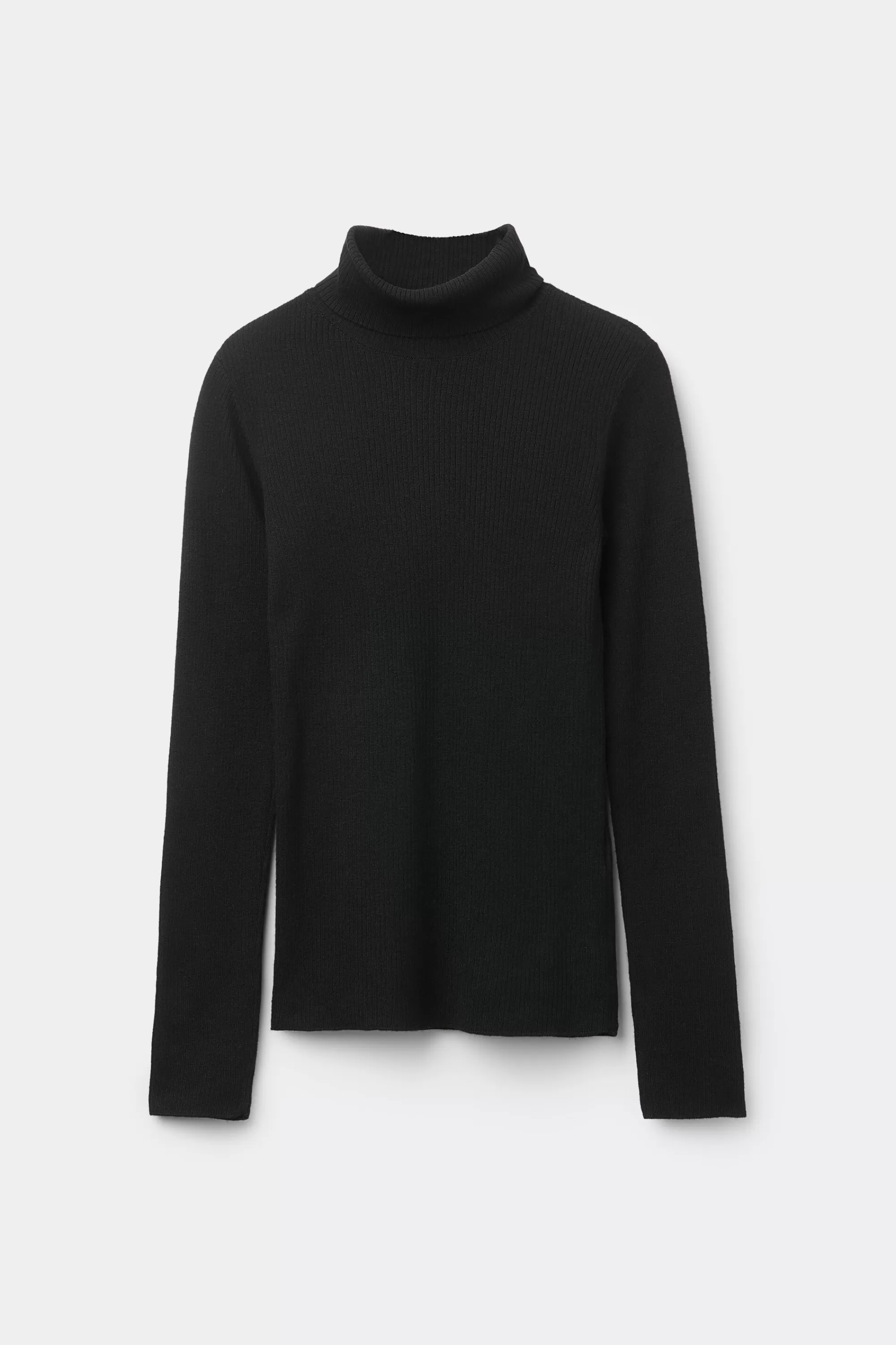 Shop Maglia Pesante Manica Lunga Collo Alto Costine Con Lana - Cardigan E Maglioni - Donna | Maglioncini lana | Cardigan e Maglioni