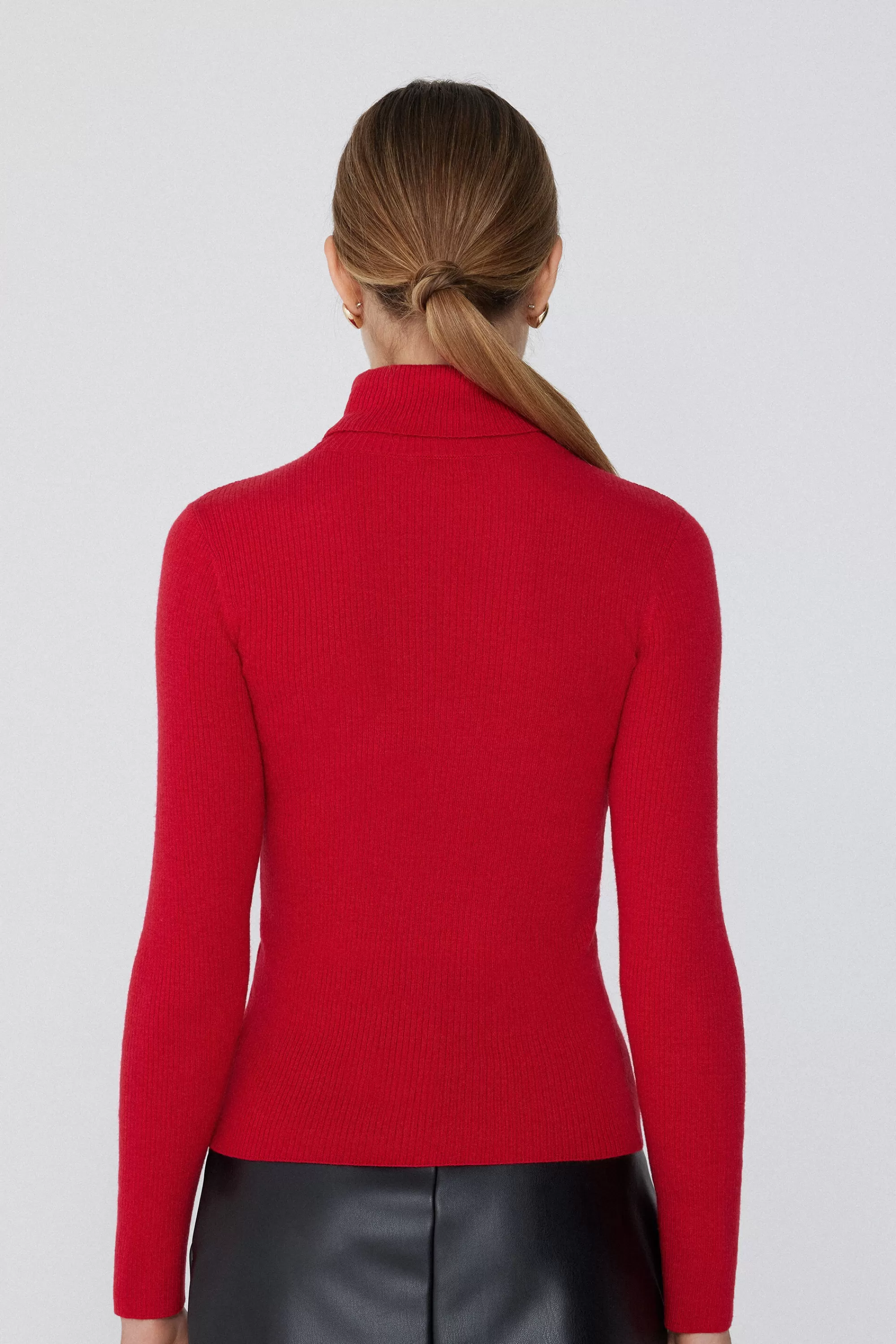 Cheap Maglia Pesante Manica Lunga Collo Alto Costine Con Lana - Cardigan E Maglioni - Donna | Maglioncini lana | Cardigan e Maglioni