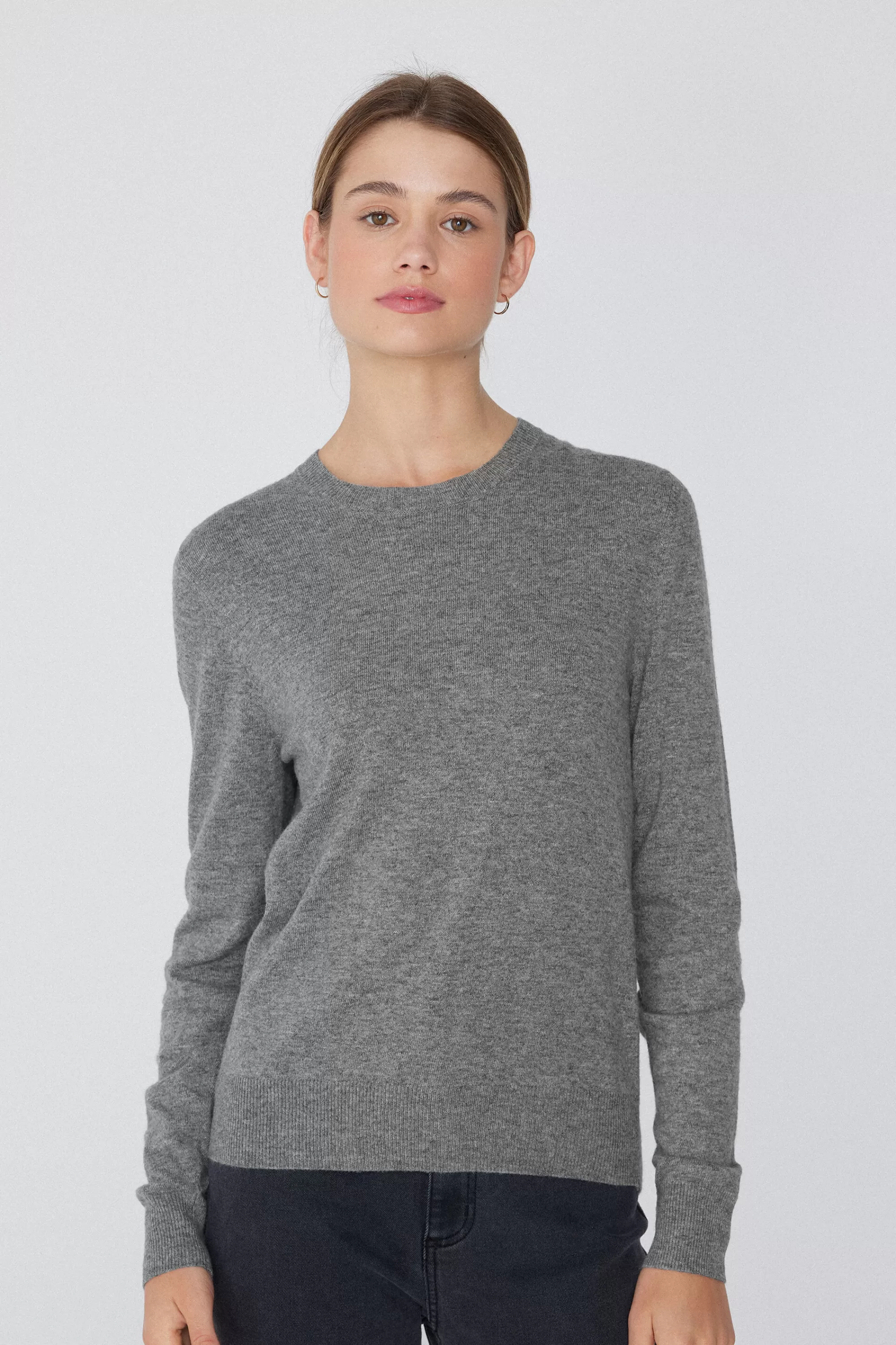 Flash Sale Maglia Pesante Manica Lunga Girocollo Con Lana - Cardigan E Maglioni - Donna | Maglioncini lana | Cardigan e Maglioni