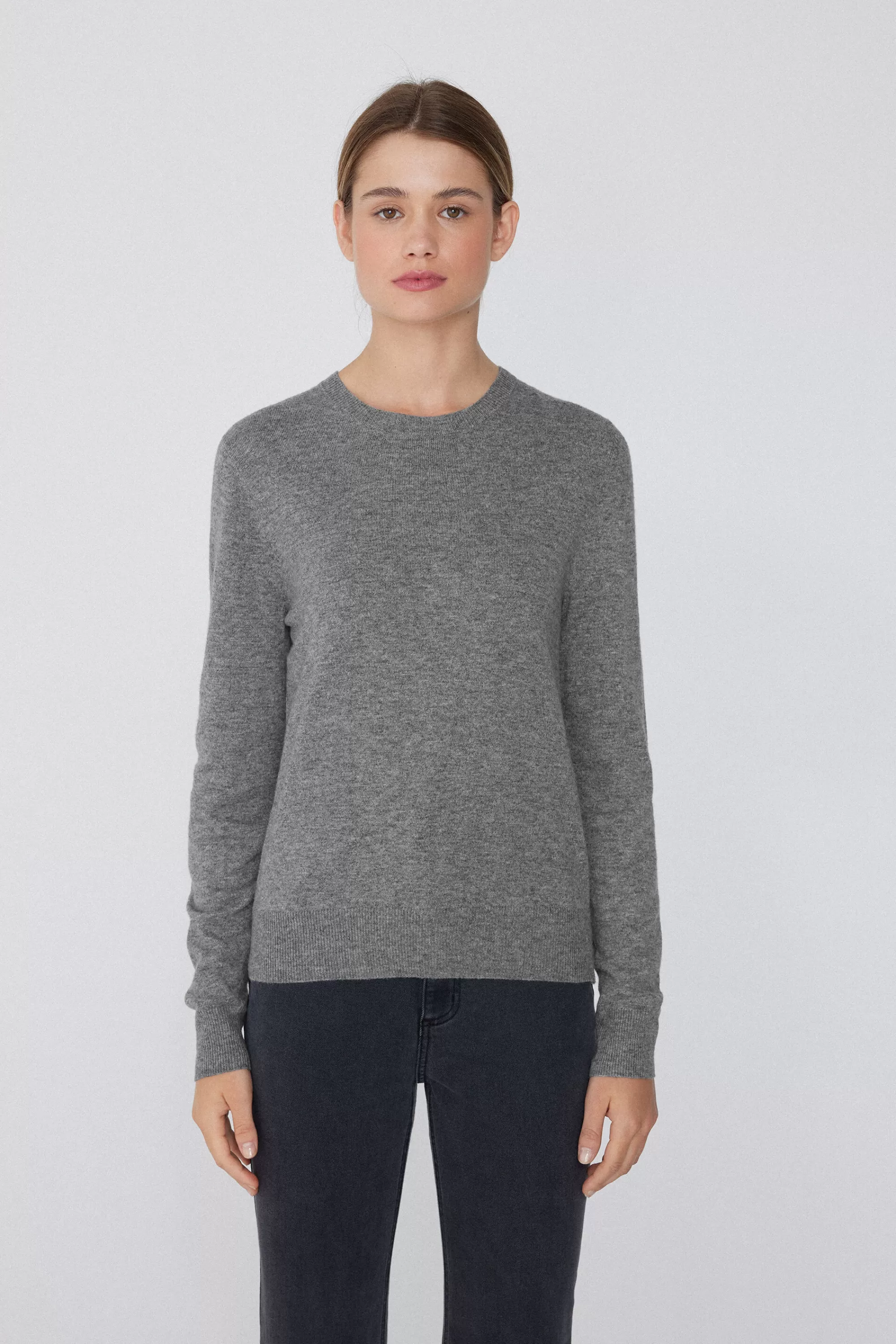 Flash Sale Maglia Pesante Manica Lunga Girocollo Con Lana - Cardigan E Maglioni - Donna | Maglioncini lana | Cardigan e Maglioni