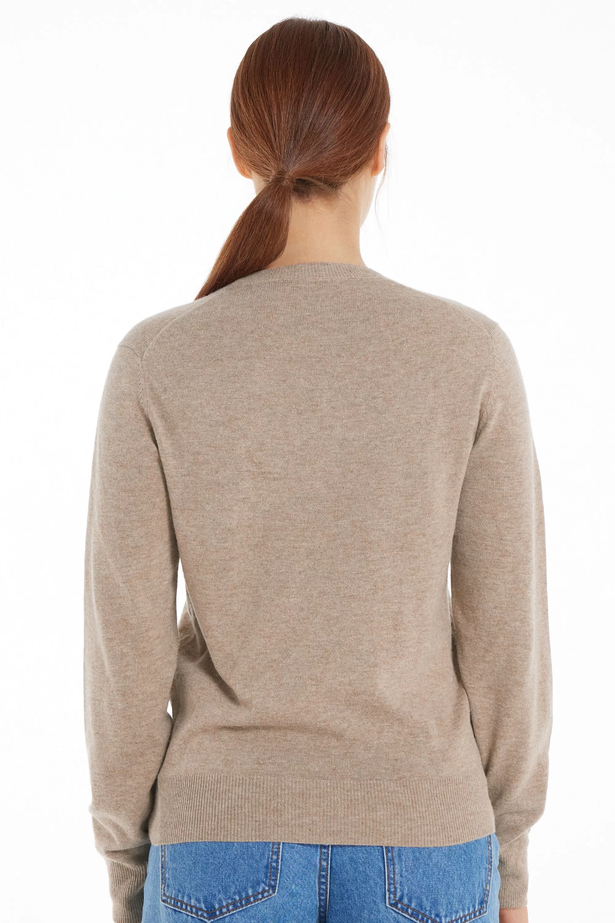 Best Sale Maglia Pesante Manica Lunga Girocollo Con Lana - Cardigan E Maglioni - Donna | Maglioncini lana | Cardigan e Maglioni