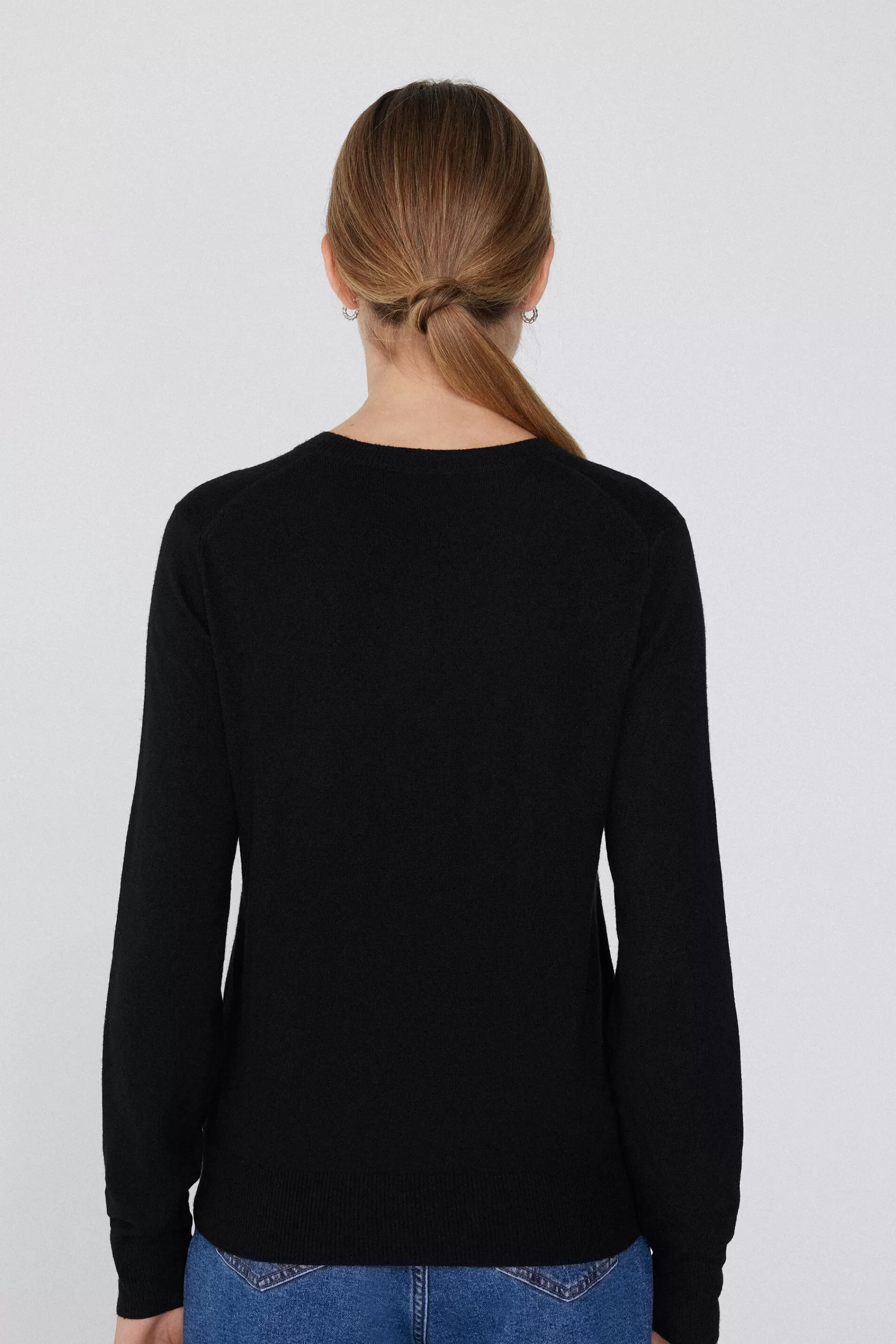 Cheap Maglia Pesante Manica Lunga Girocollo Con Lana - Cardigan E Maglioni - Donna | Maglioncini lana | Cardigan e Maglioni