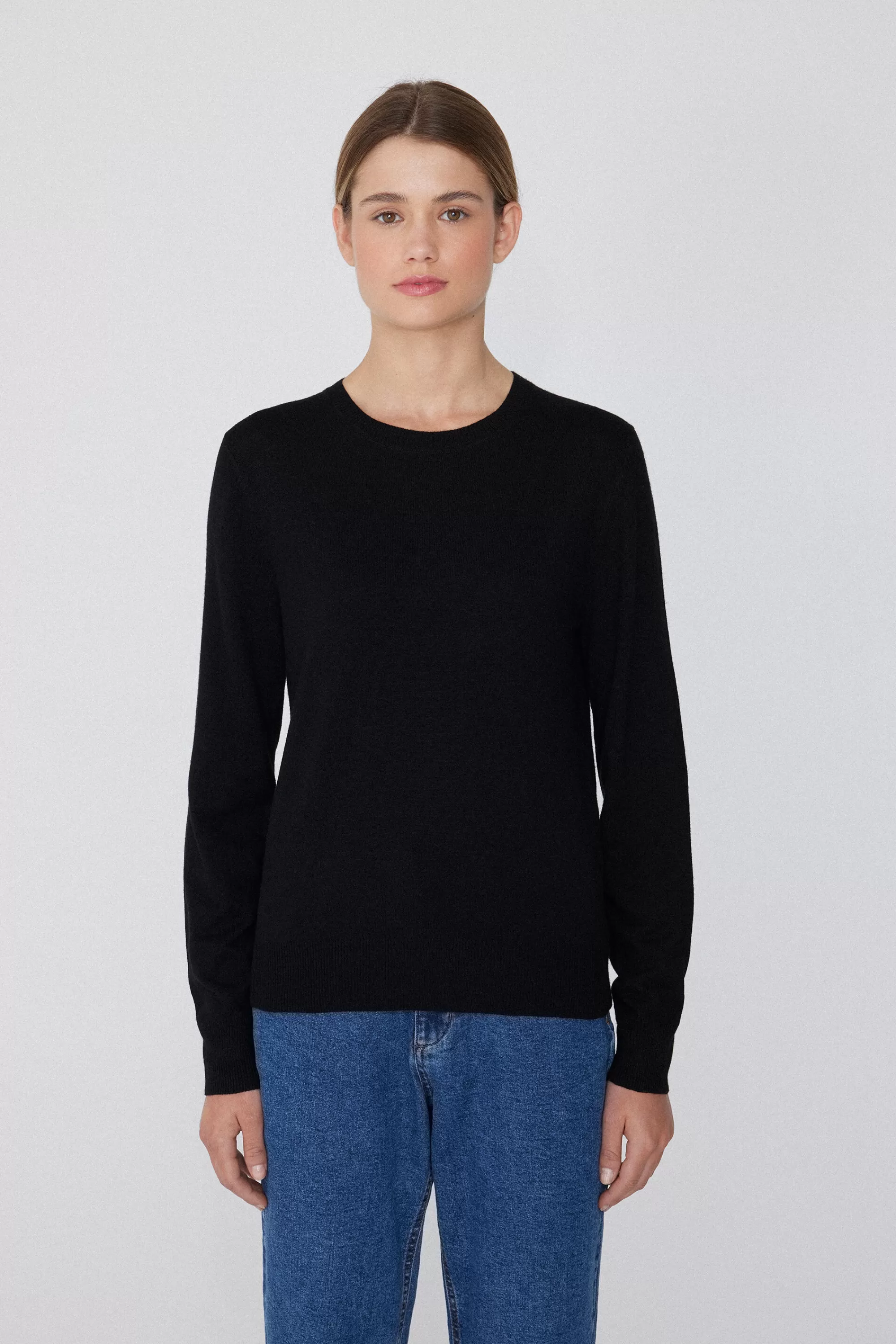 Cheap Maglia Pesante Manica Lunga Girocollo Con Lana - Cardigan E Maglioni - Donna | Maglioncini lana | Cardigan e Maglioni