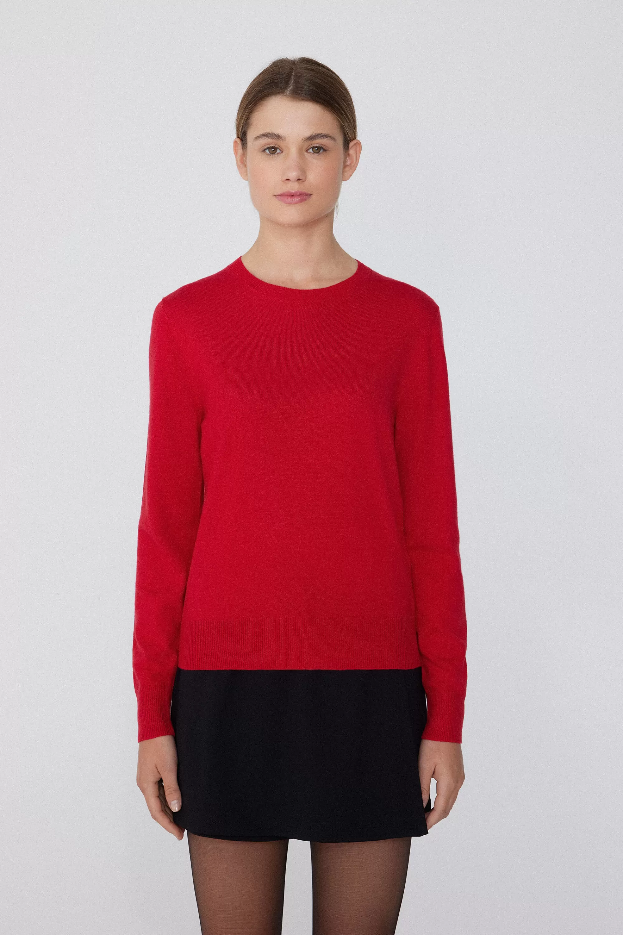 Best Sale Maglia Pesante Manica Lunga Girocollo Con Lana - Cardigan E Maglioni - Donna | Maglioncini lana | Cardigan e Maglioni