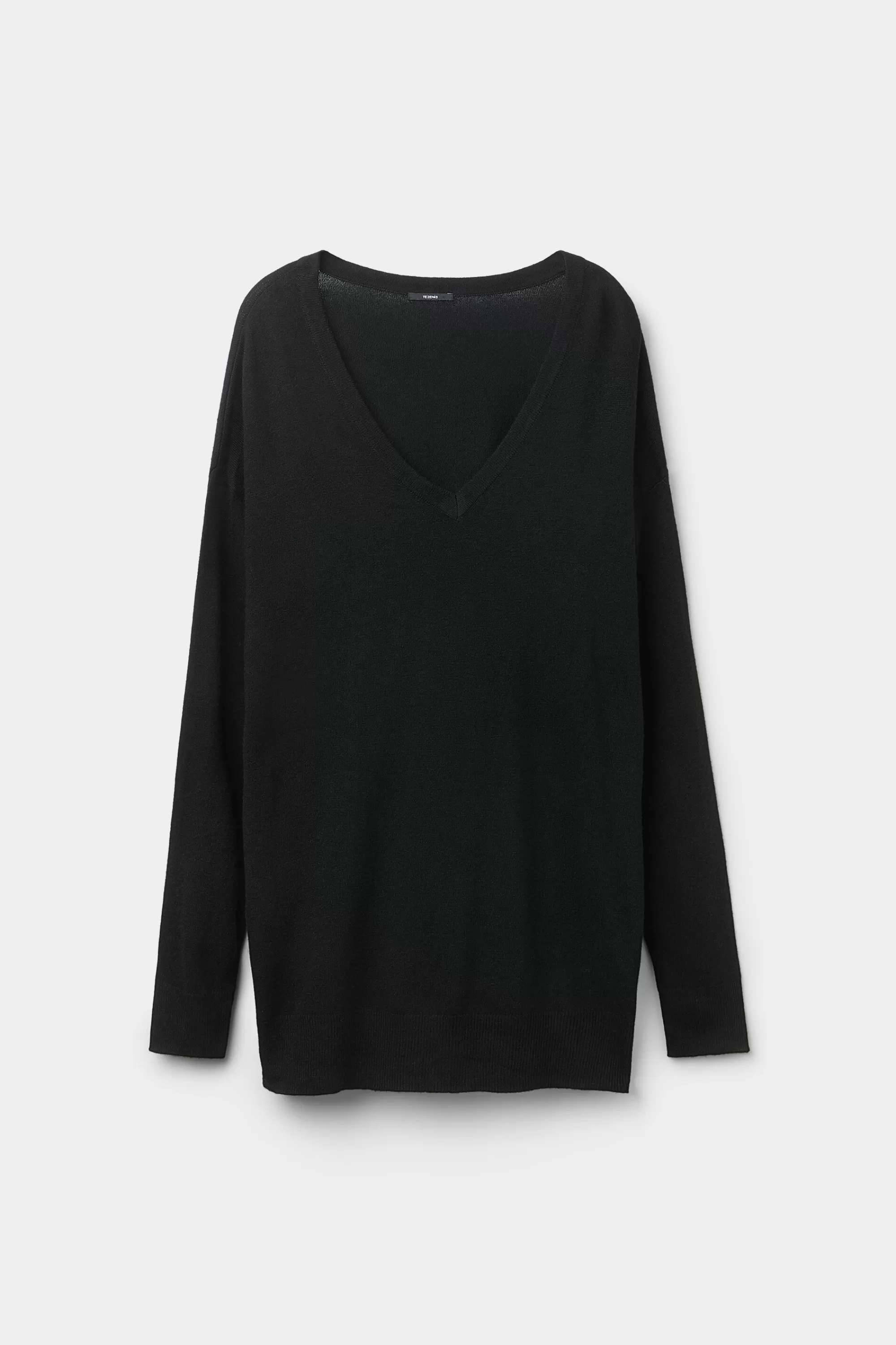 Discount Maglia Pesante Manica Lunga Scollo A V Con Lana - Cardigan E Maglioni - Donna | Maglioncini lana | Cardigan e Maglioni