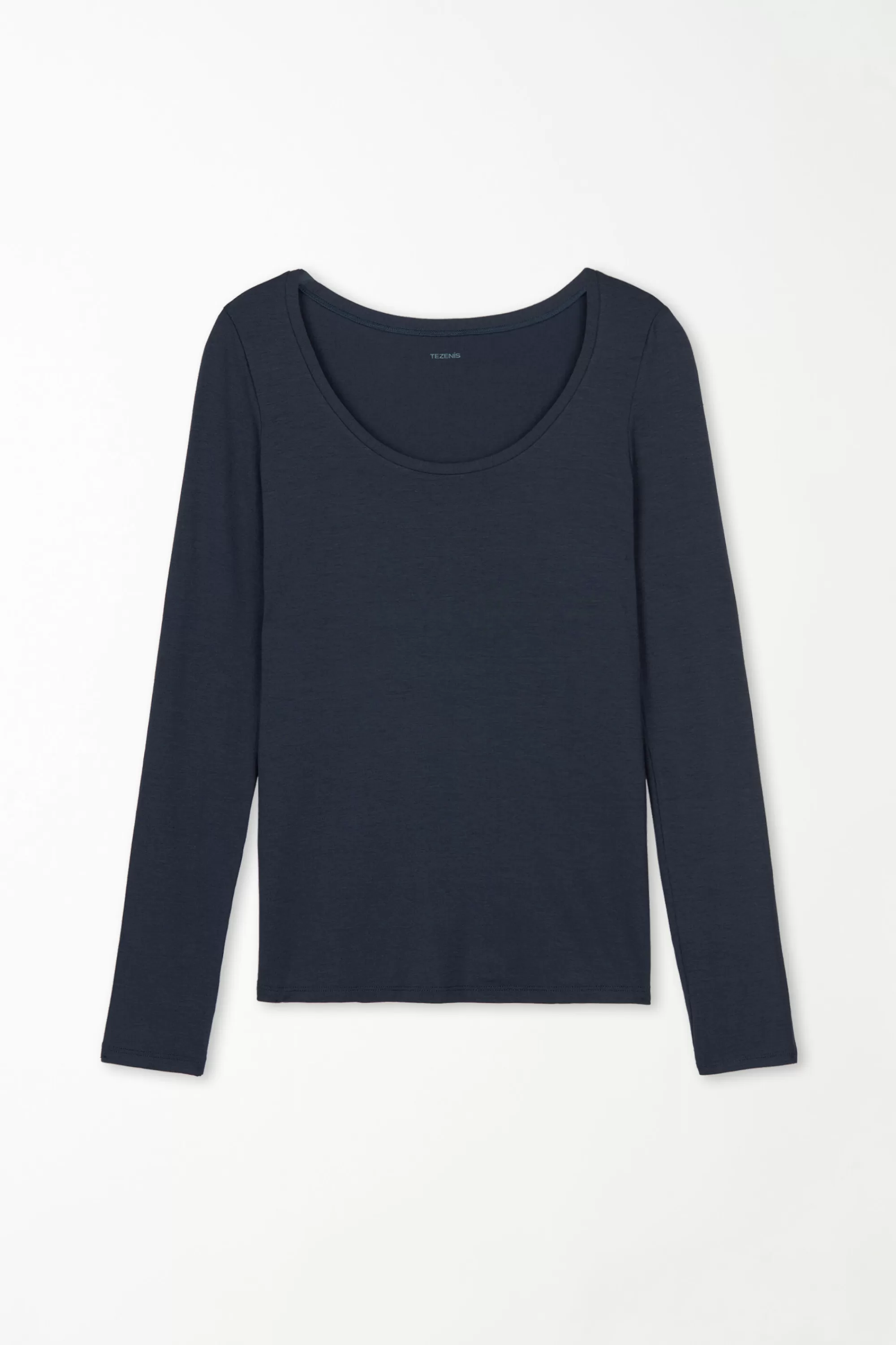 Clearance Maglia Scollo Madonna Maniche Lunghe In Viscosa - Maglie Maniche Lunghe - Donna | Maglie maniche lunghe