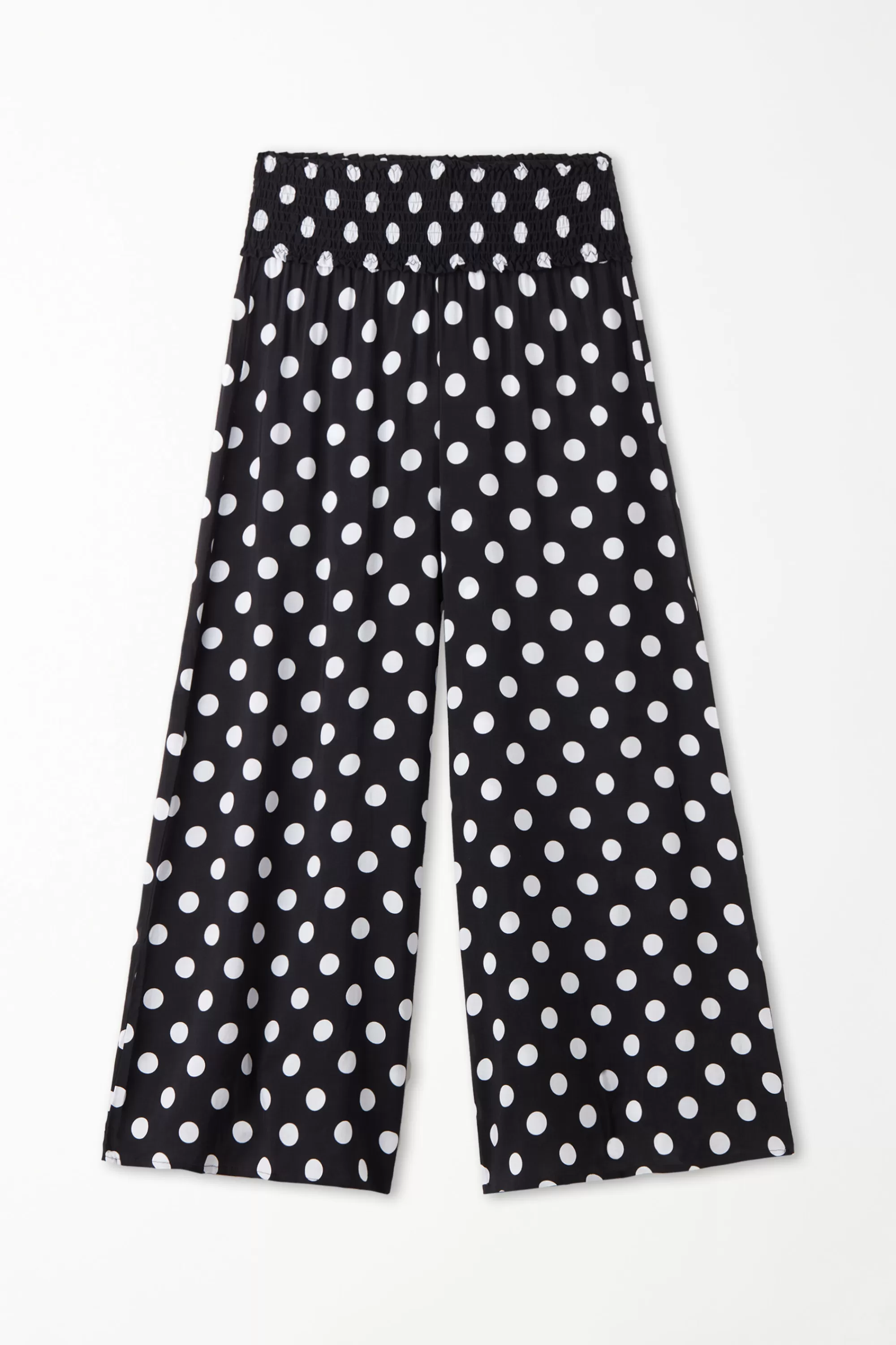 Online Pantagiappo In Tela Punto Smock - Pantaloni - Donna | Pantaloni