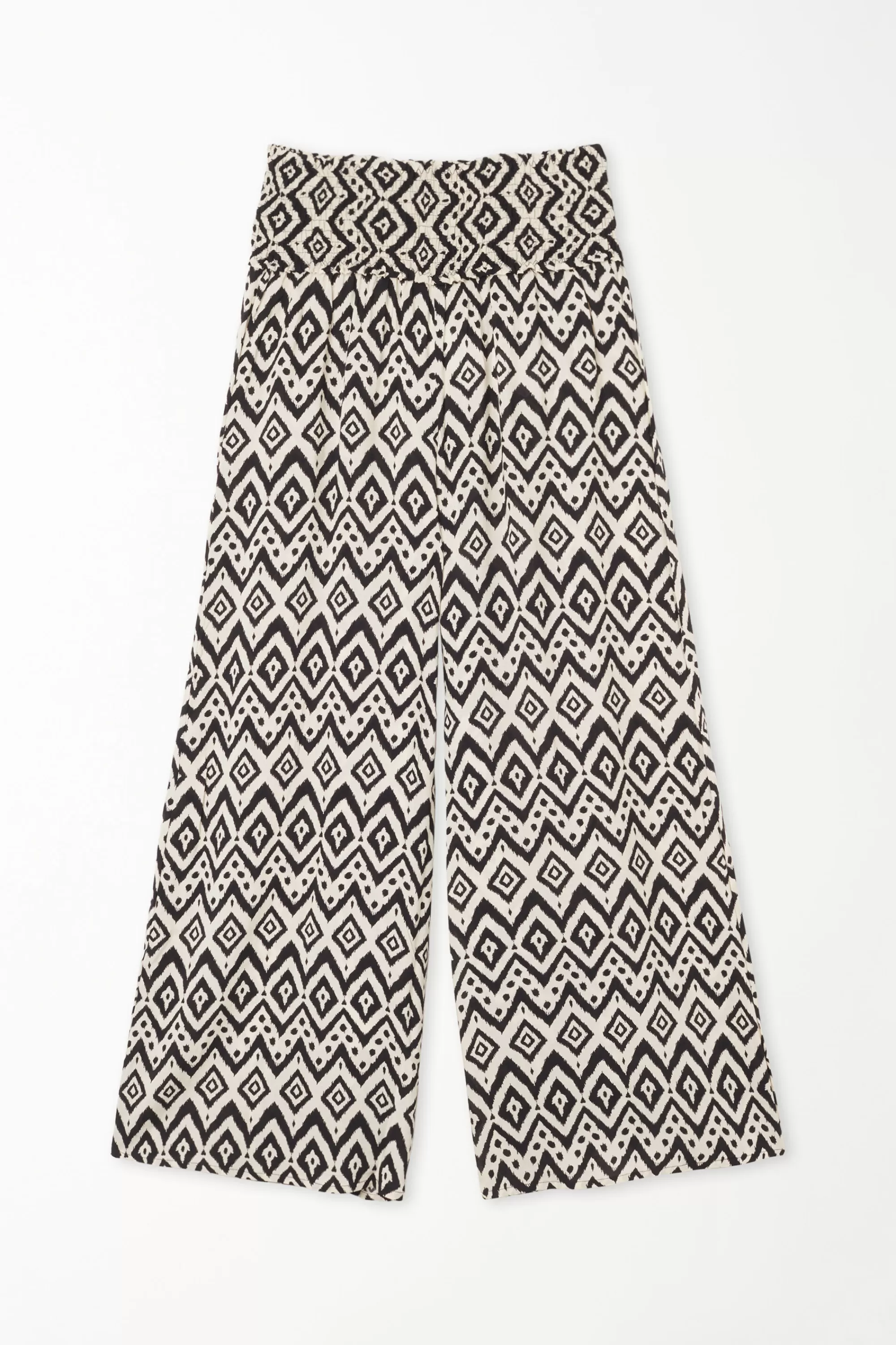Fashion Pantagiappo In Tela Punto Smock - Pantaloni - Donna | Pantaloni