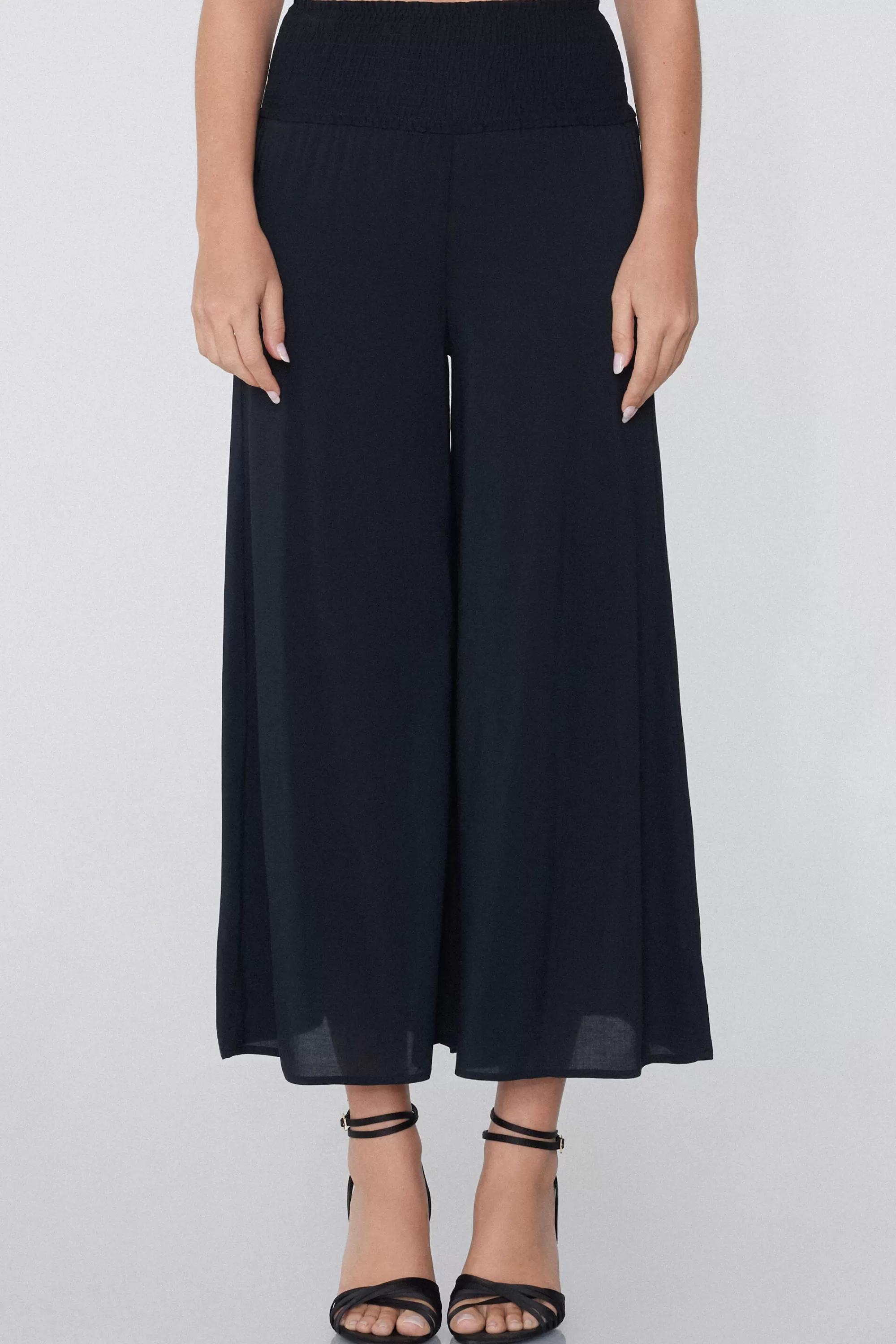 New Pantagiappo In Tela Punto Smock - Pantaloni - Donna | Pantaloni