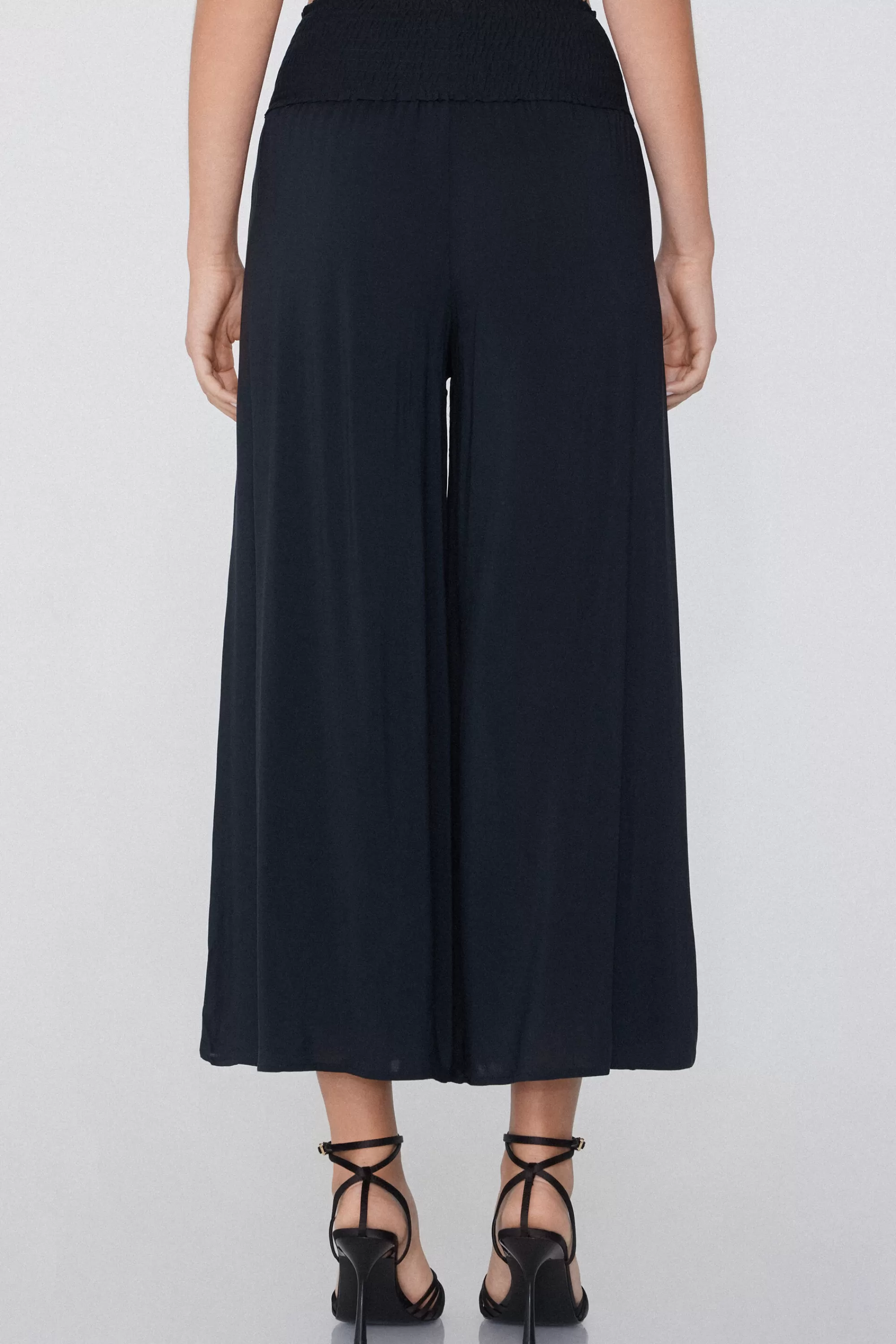 New Pantagiappo In Tela Punto Smock - Pantaloni - Donna | Pantaloni
