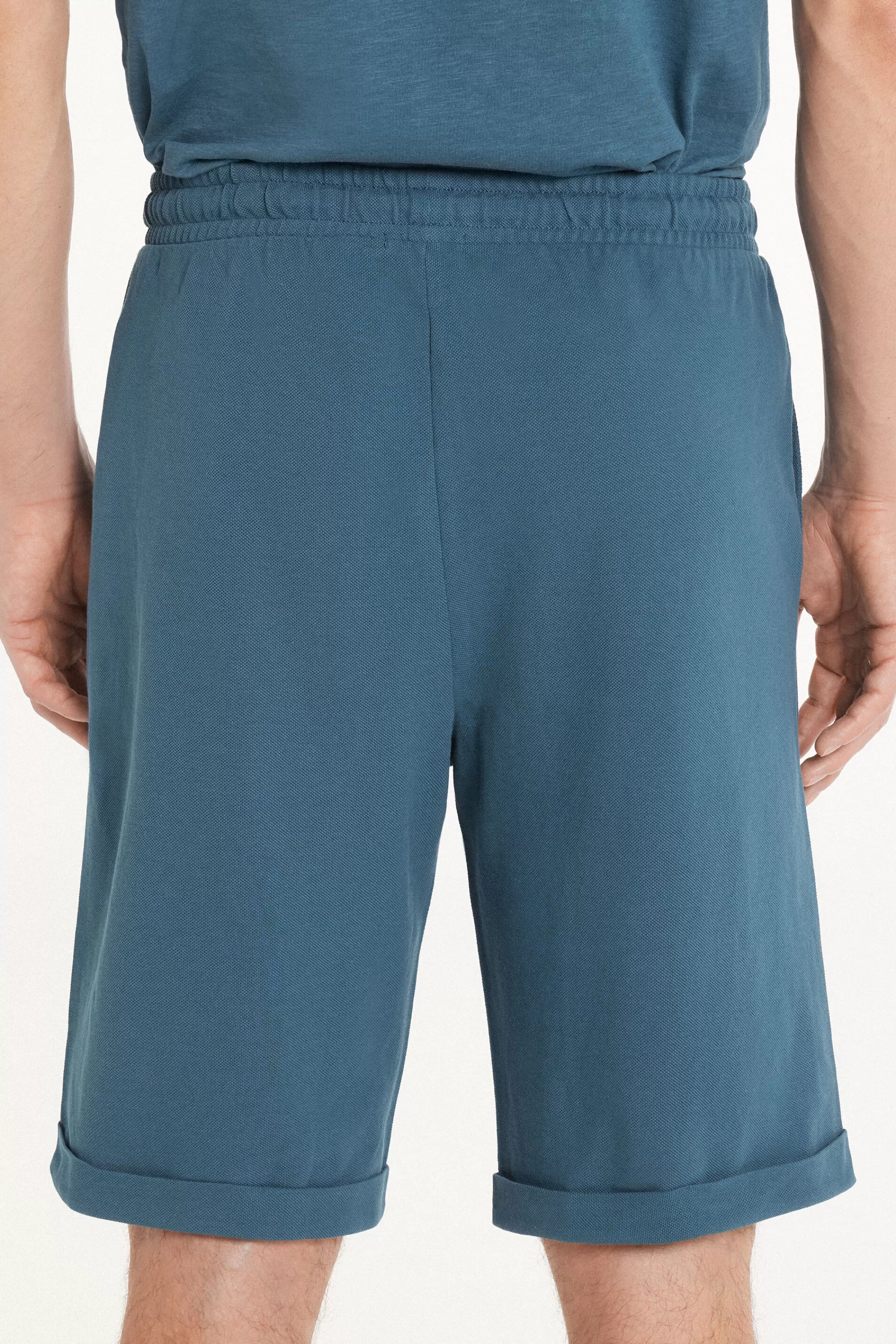 Shop Pantaloncini Corti Lavorazione A Piquet - Pantaloncini - Uomo | Pantaloncini