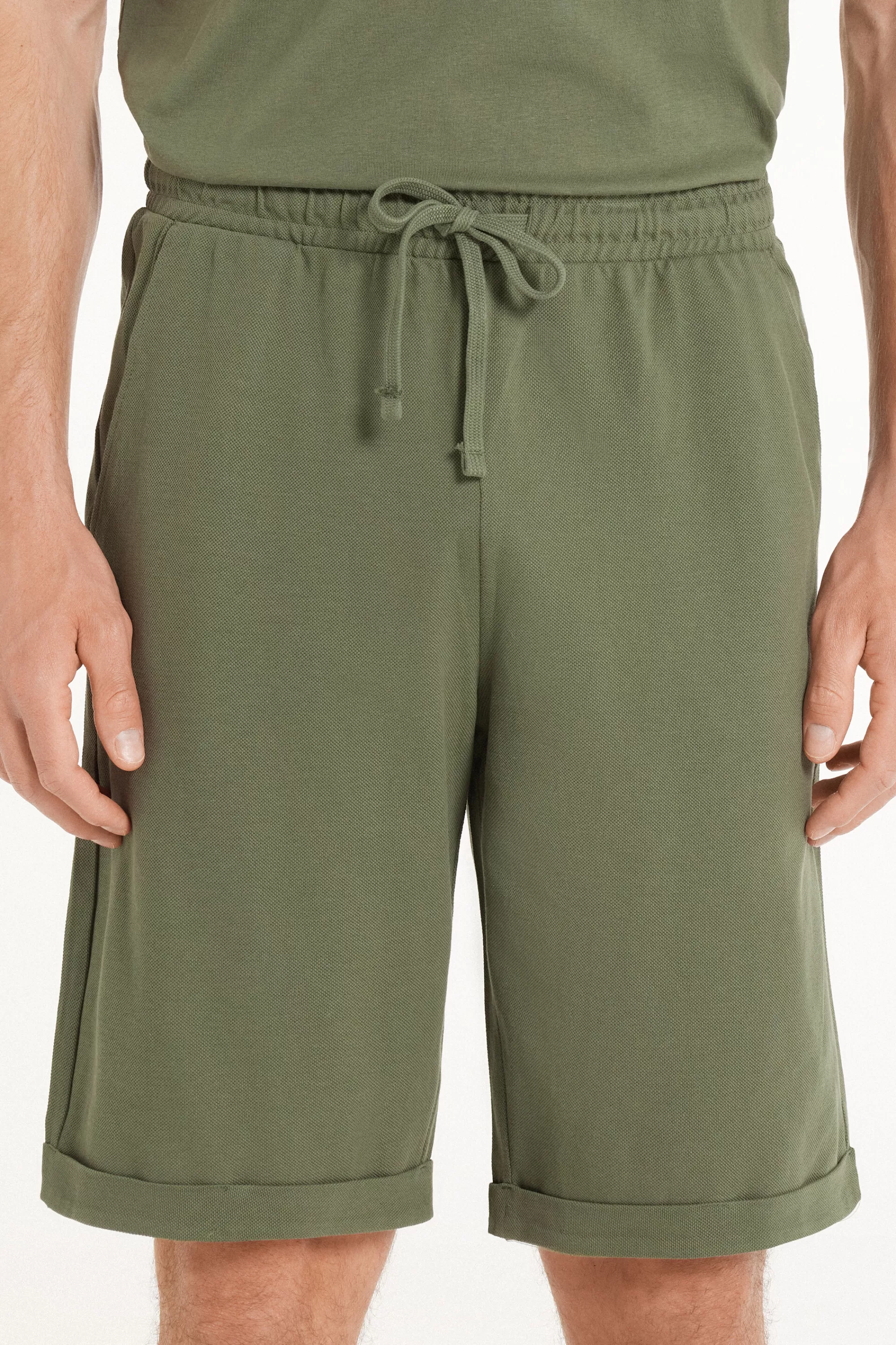 Sale Pantaloncini Corti Lavorazione A Piquet - Pantaloncini - Uomo | Pantaloncini