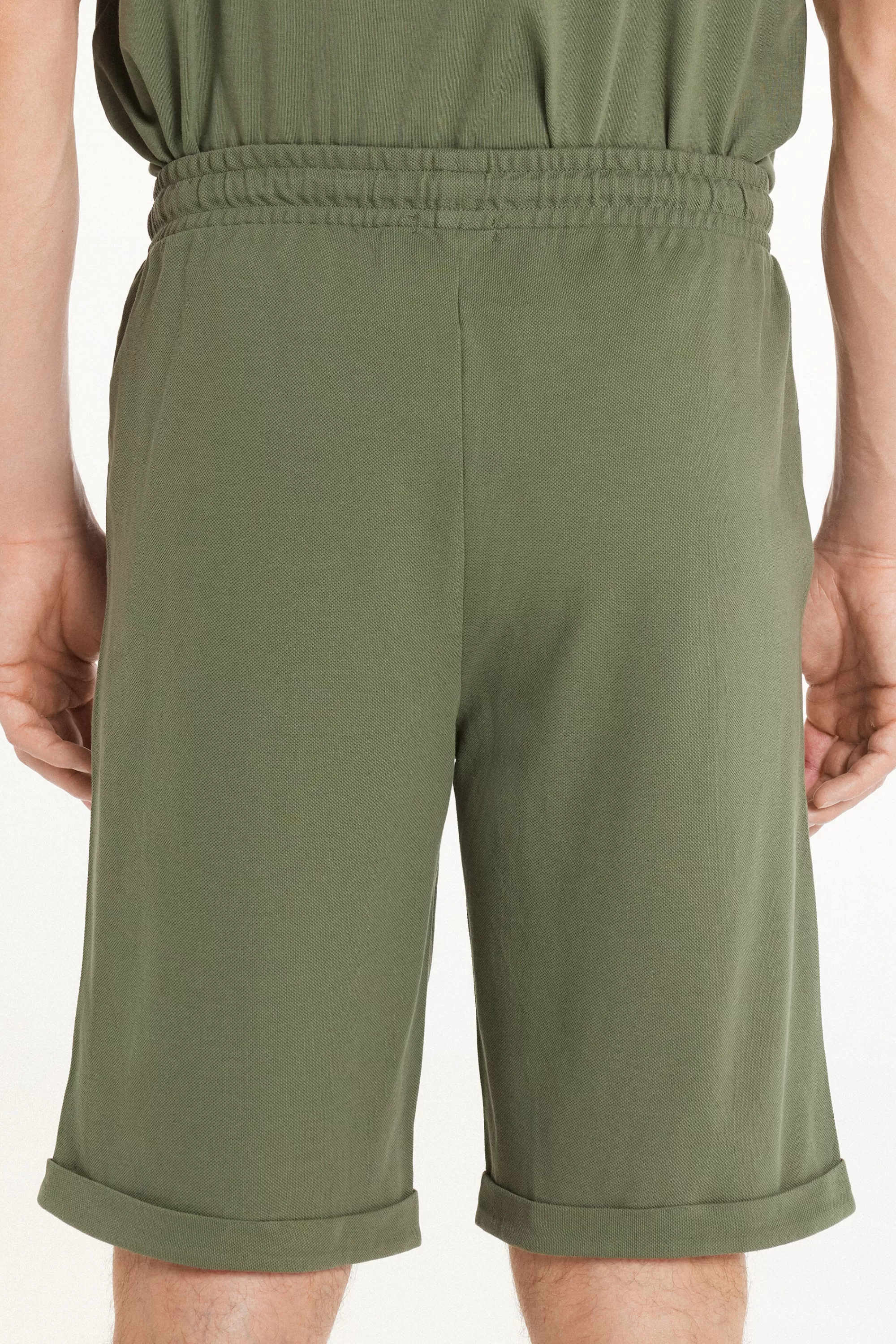 Sale Pantaloncini Corti Lavorazione A Piquet - Pantaloncini - Uomo | Pantaloncini