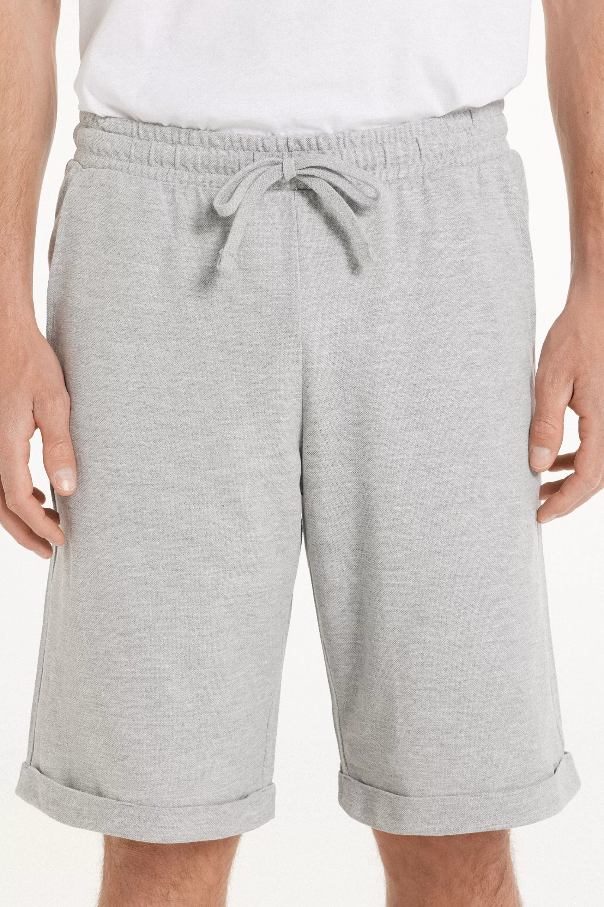 New Pantaloncini Corti Lavorazione A Piquet - Pantaloncini - Uomo | Pantaloncini