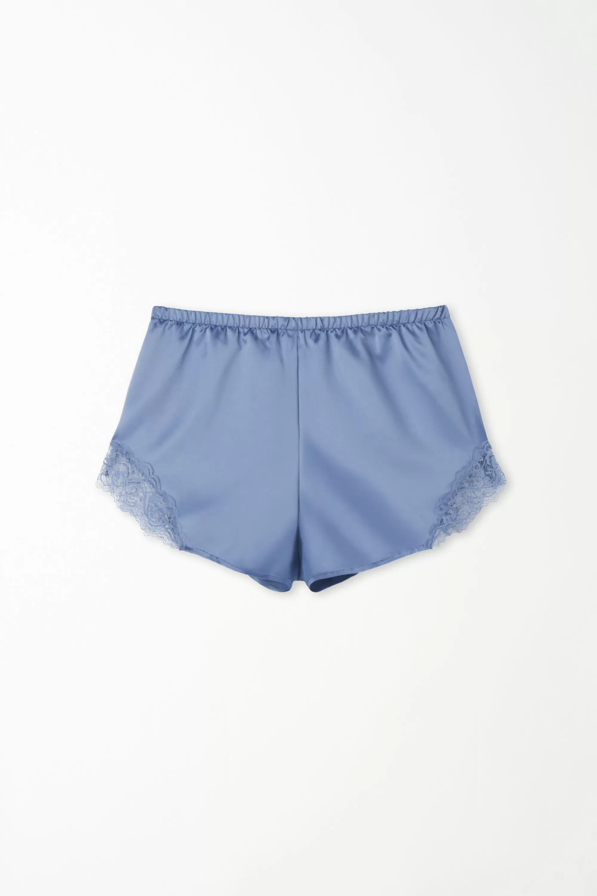 Best Pantaloncino Corto In Raso E Pizzo - Pigiami Combinabili - Donna | Shorts | Pigiami combinabili