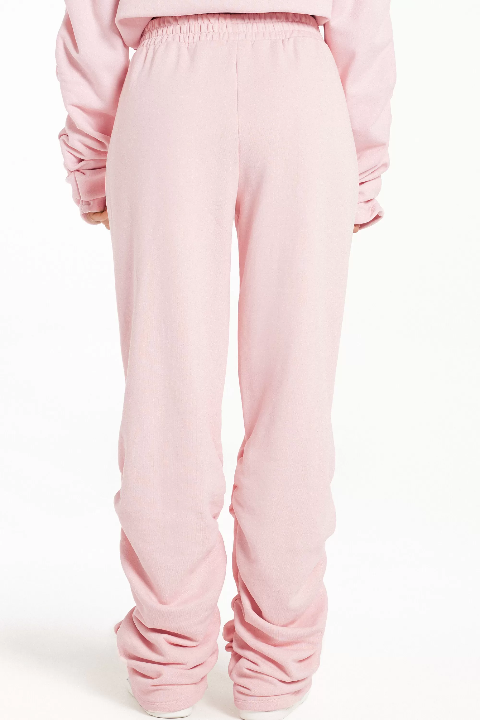Online Pantalone Felpa Extra Lungo Con Arricci - Pantaloni - Donna | Joggers e Leggings | Collezione Fitness
