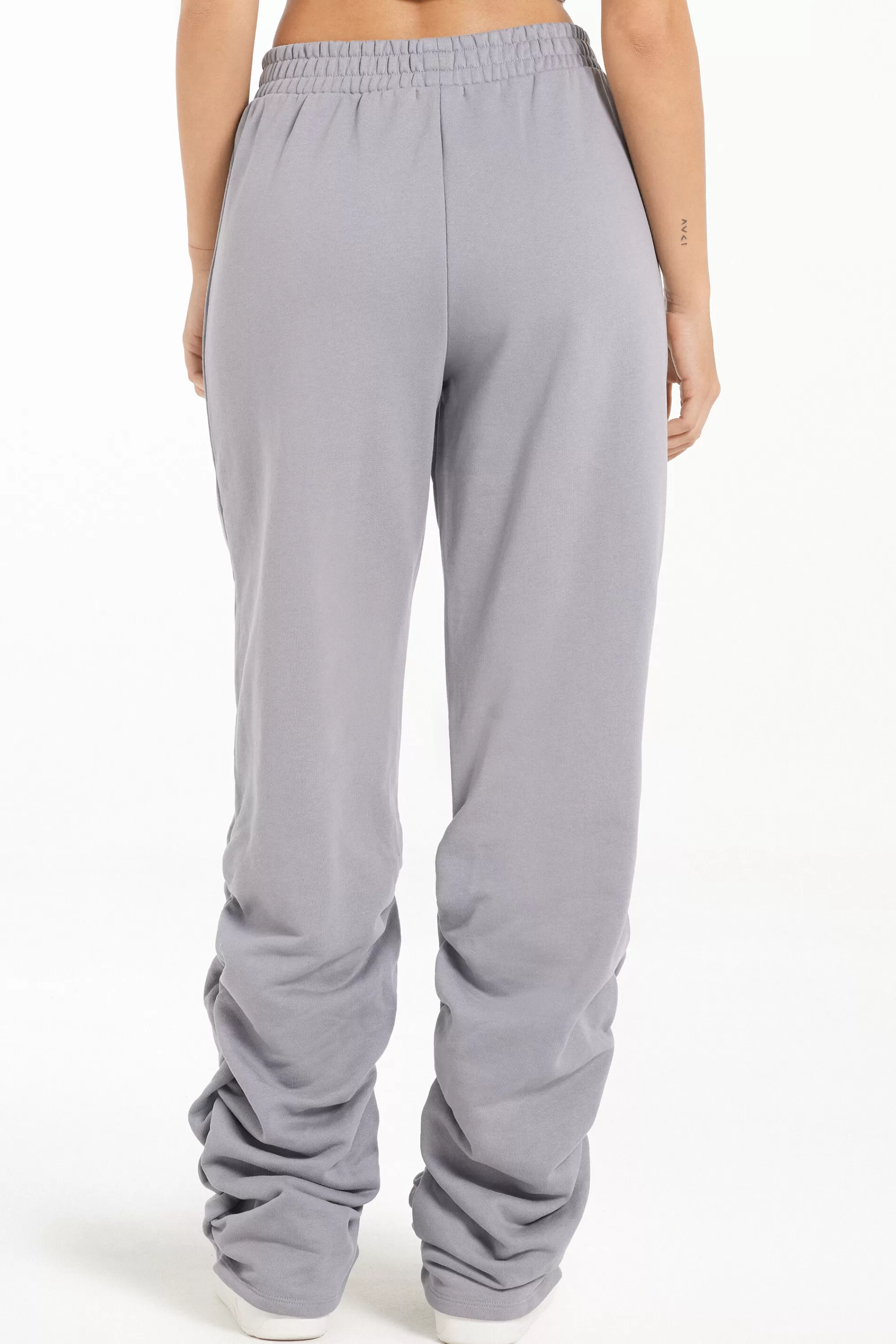 Store Pantalone Felpa Extra Lungo Con Arricci - Pantaloni - Donna | Joggers e Leggings | Collezione Fitness
