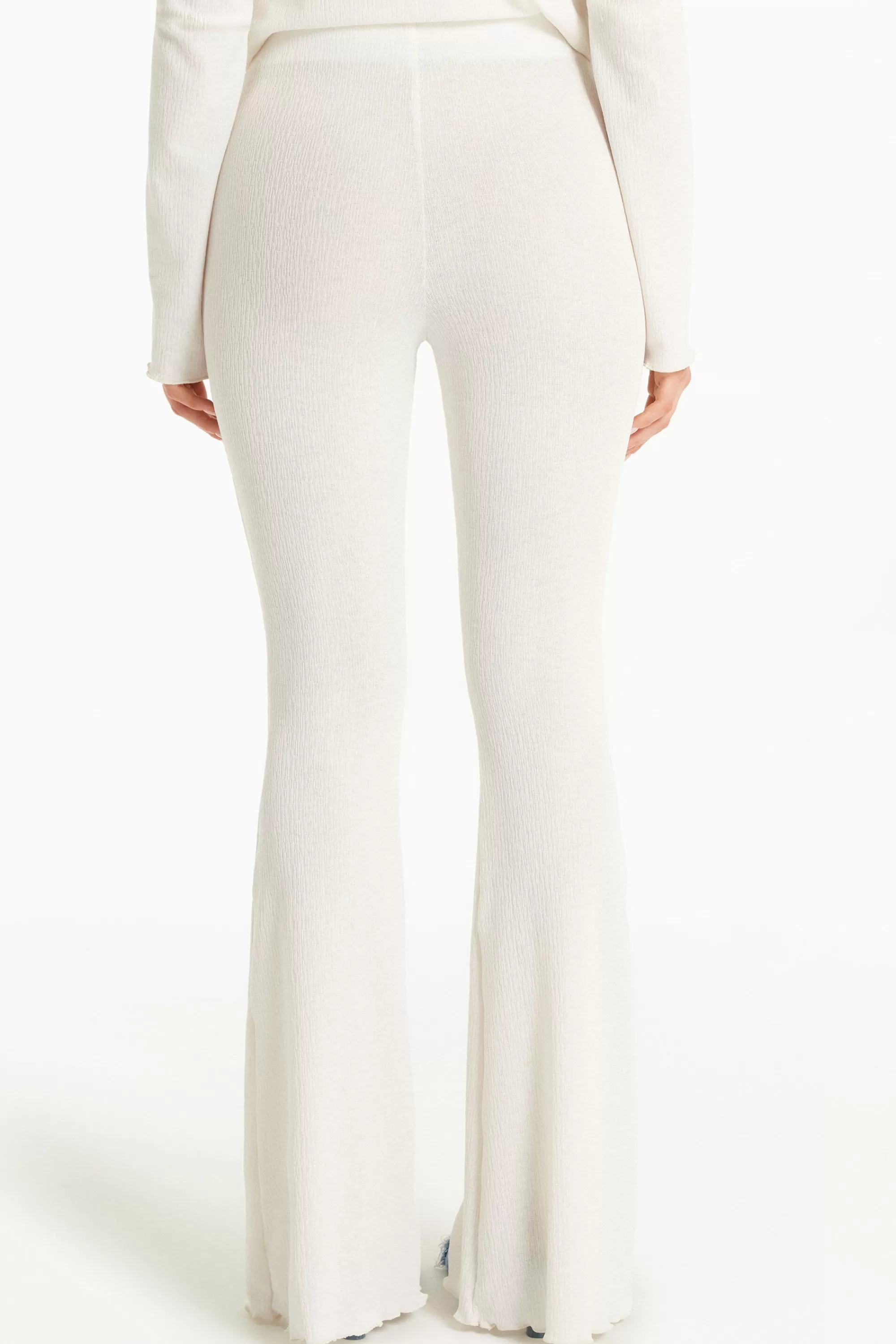 Cheap Pantalone Flare In Crepe - Pantaloni - Donna | Pantaloni