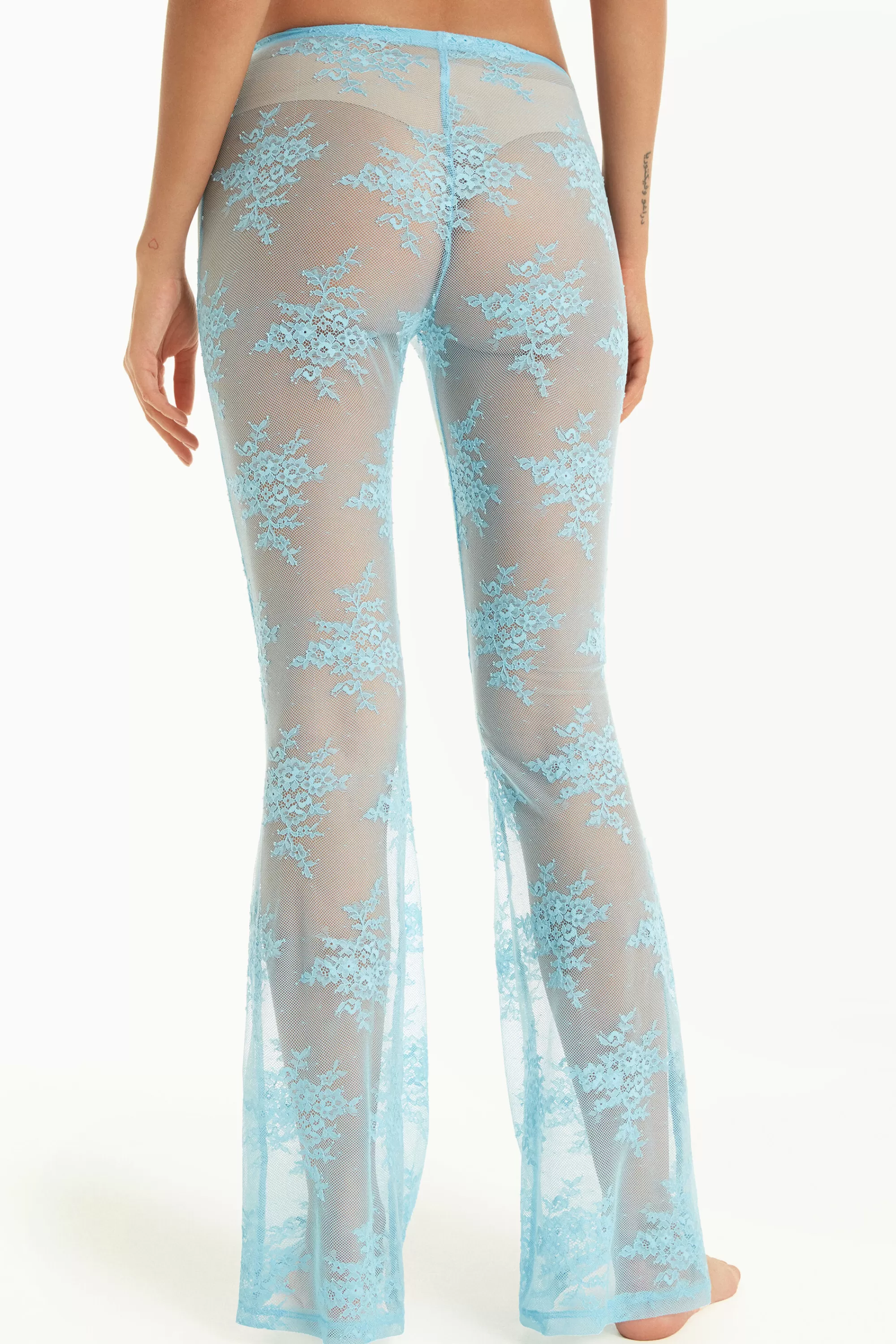 Sale Pantalone In Pizzo Delicate Lace - Pigiami Combinabili - Donna | Pigiami combinabili