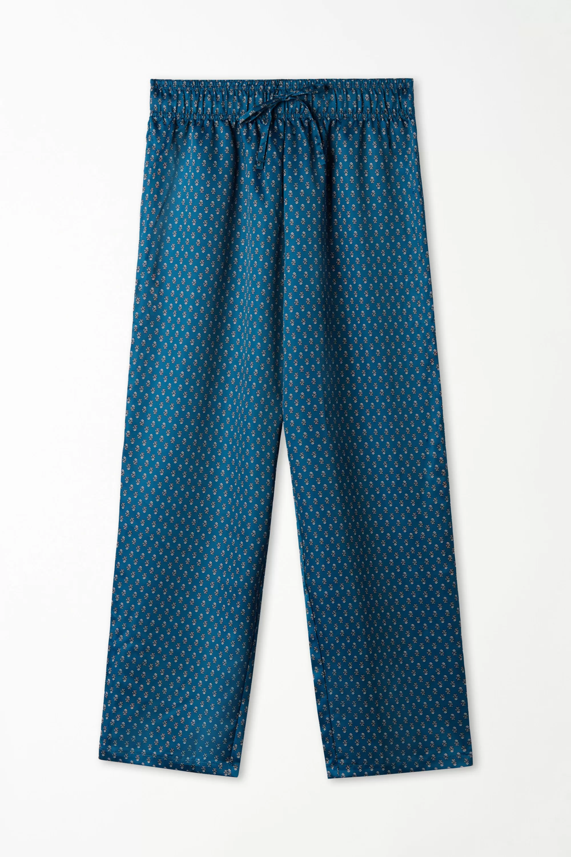 Store Pantalone In Raso Con Tasche E Coulisse - Pigiami Lunghi - Uomo | Pantaloni lunghi | Pigiami lunghi