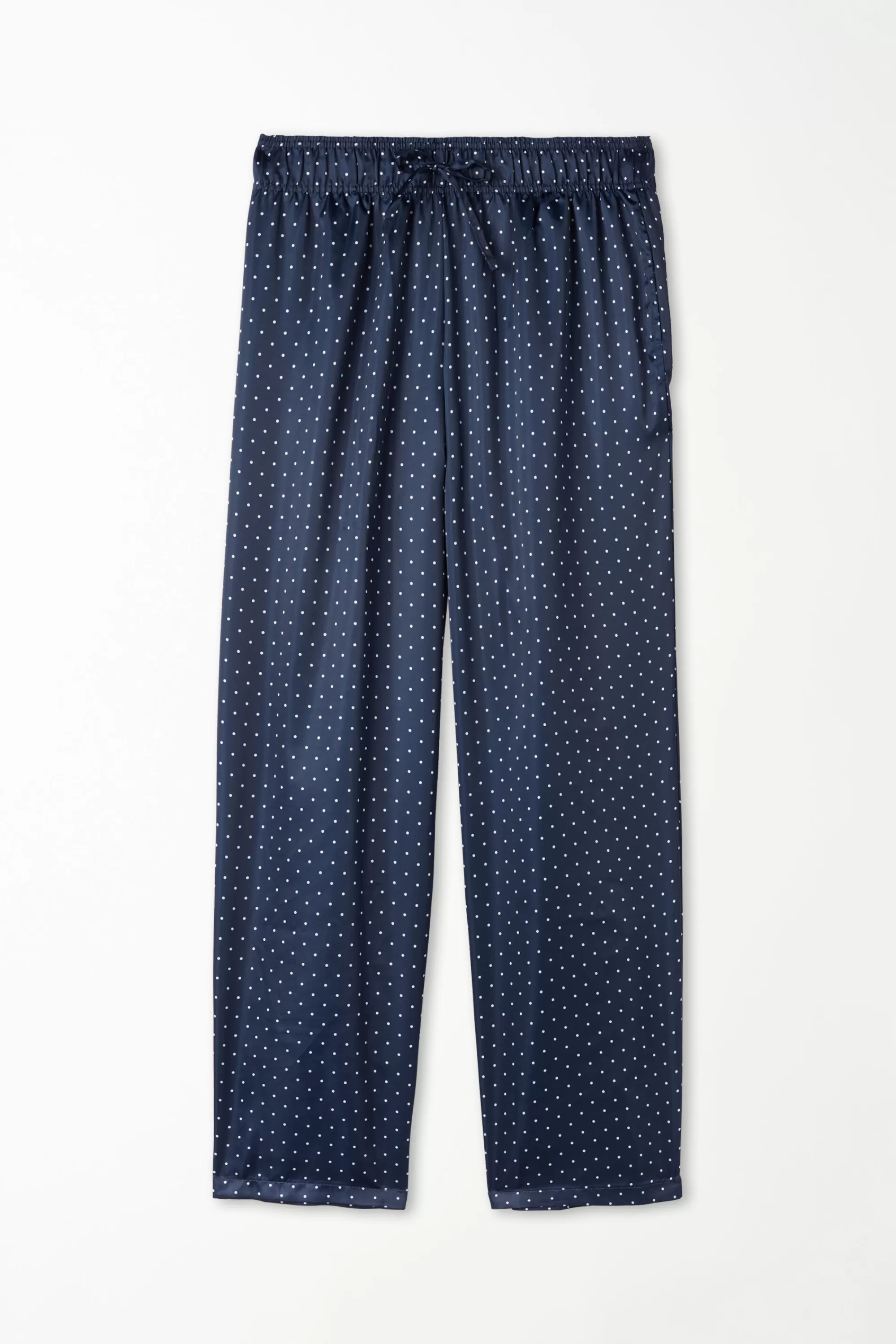 Outlet Pantalone In Raso Con Tasche E Coulisse - Pigiami Lunghi - Uomo | Pantaloni lunghi | Pigiami lunghi