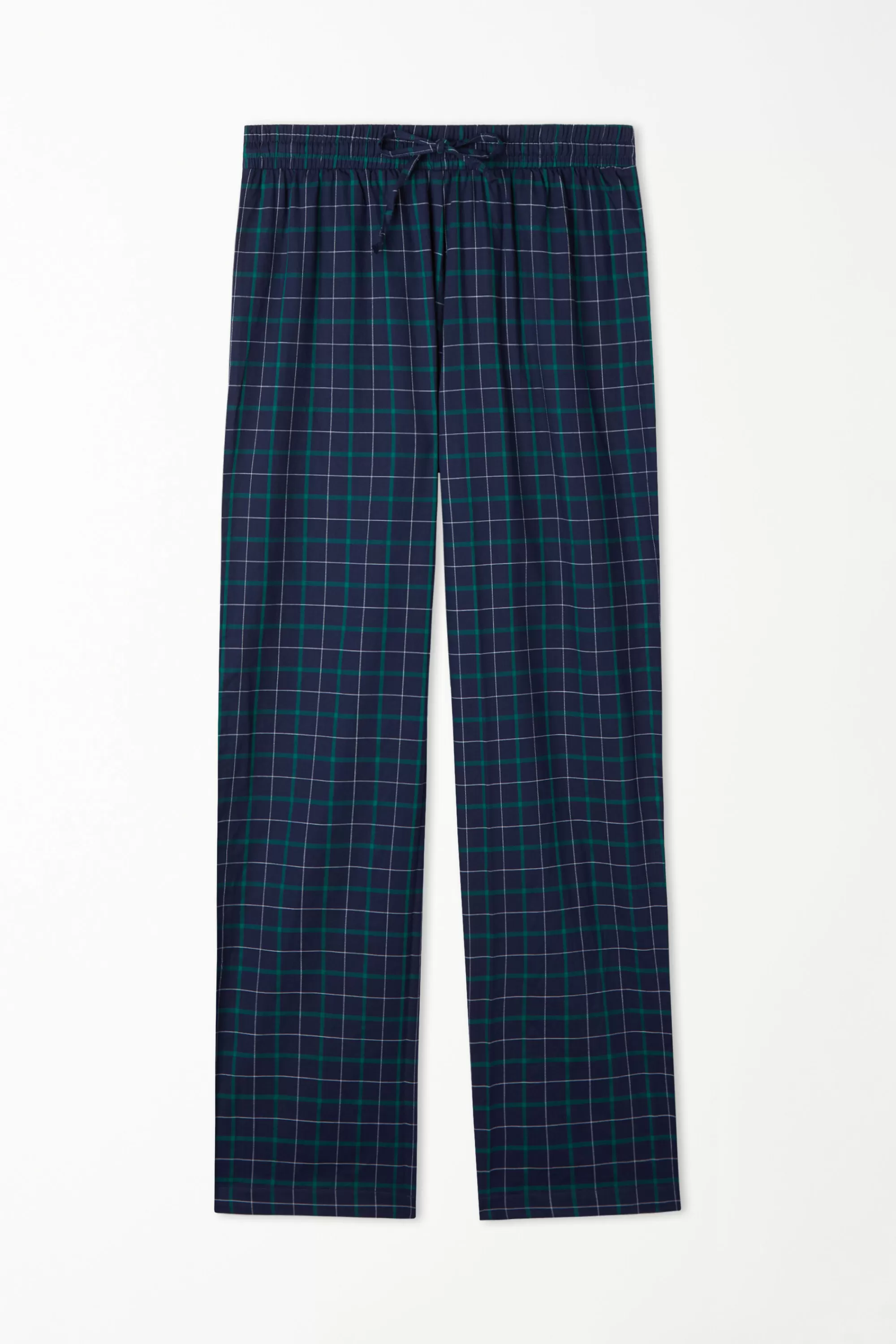 New Pantalone Lungo Dritto In Tela Di Cotone - Pigiami Lunghi - Uomo | Pantaloni lunghi | Pigiami lunghi