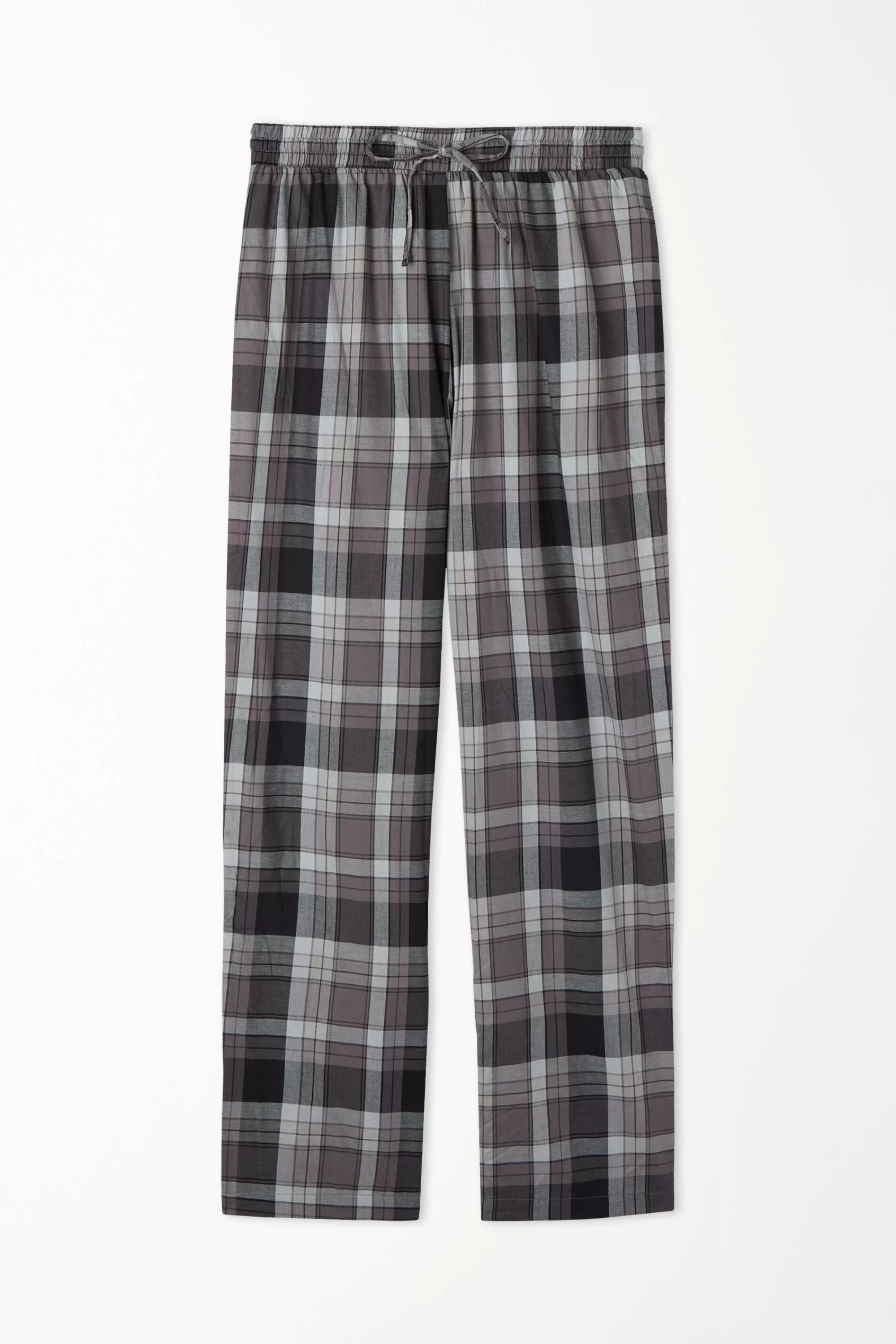Sale Pantalone Lungo Dritto In Tela Di Cotone - Pigiami Lunghi - Uomo | Pantaloni lunghi | Pigiami lunghi