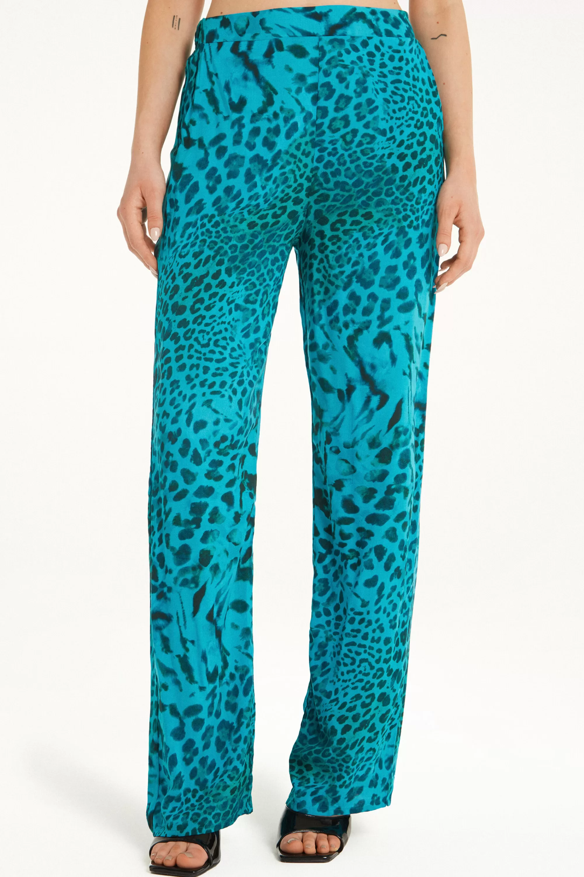 Store Pantalone Lungo Dritto Tela Viscosa - Pantaloni - Donna | Pantaloni