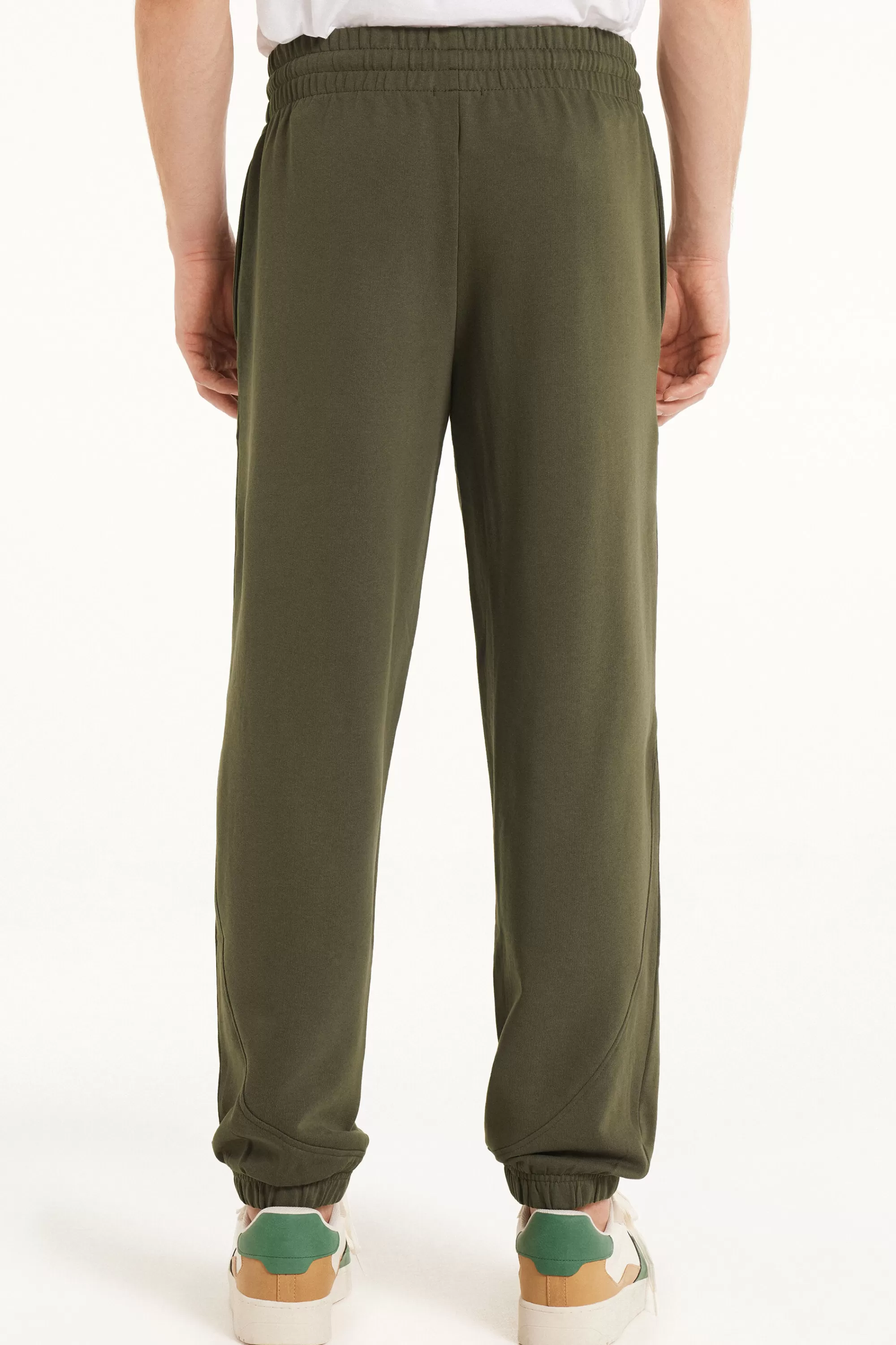 Outlet Pantalone Lungo Felpa Con Tasche E Coulisse Basic - Pantaloni Lunghi - Uomo | Tute | Pantaloni lunghi